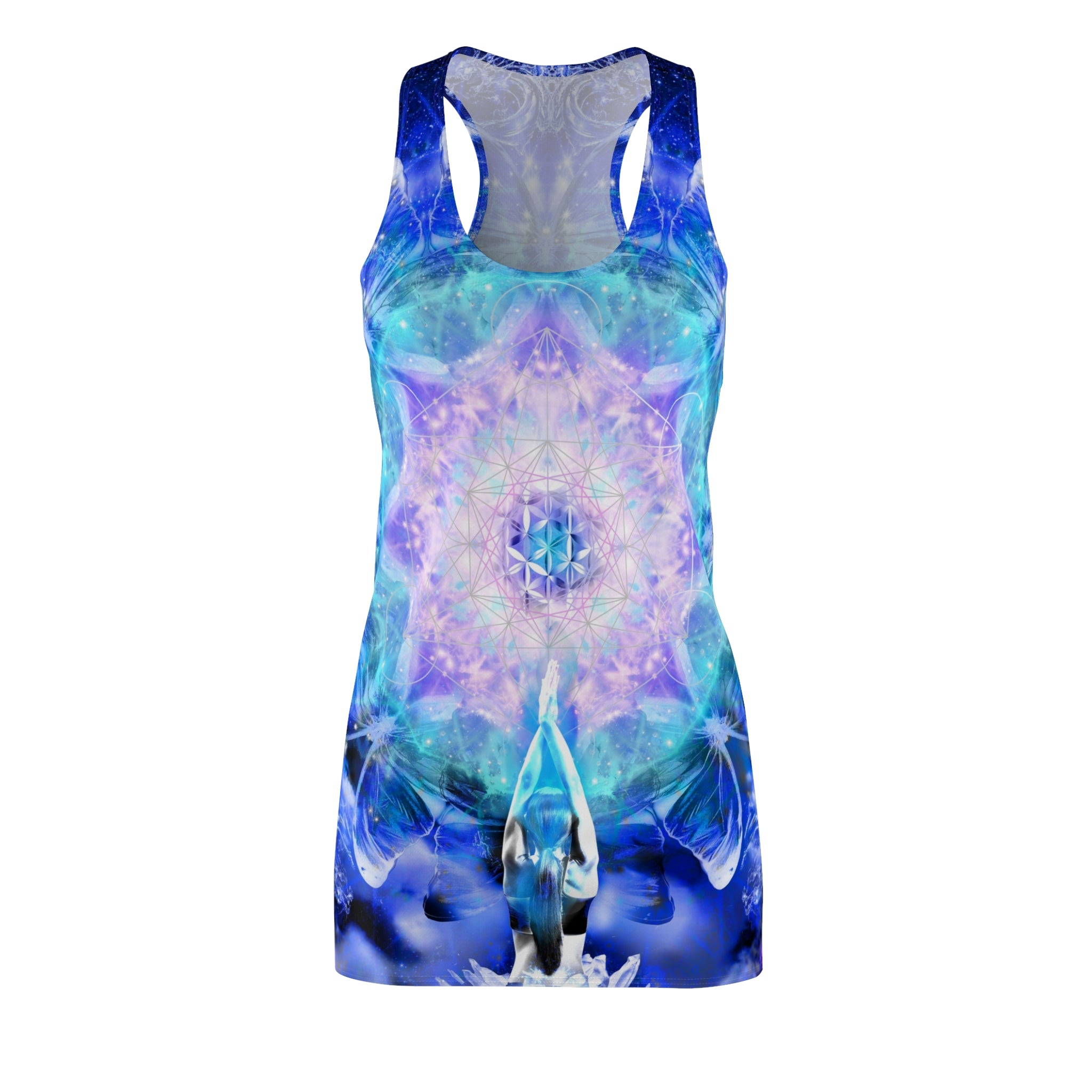 Amen Jin's Katerina's Eros & Psyche Metamorphosis Meditations W Racerback Dress