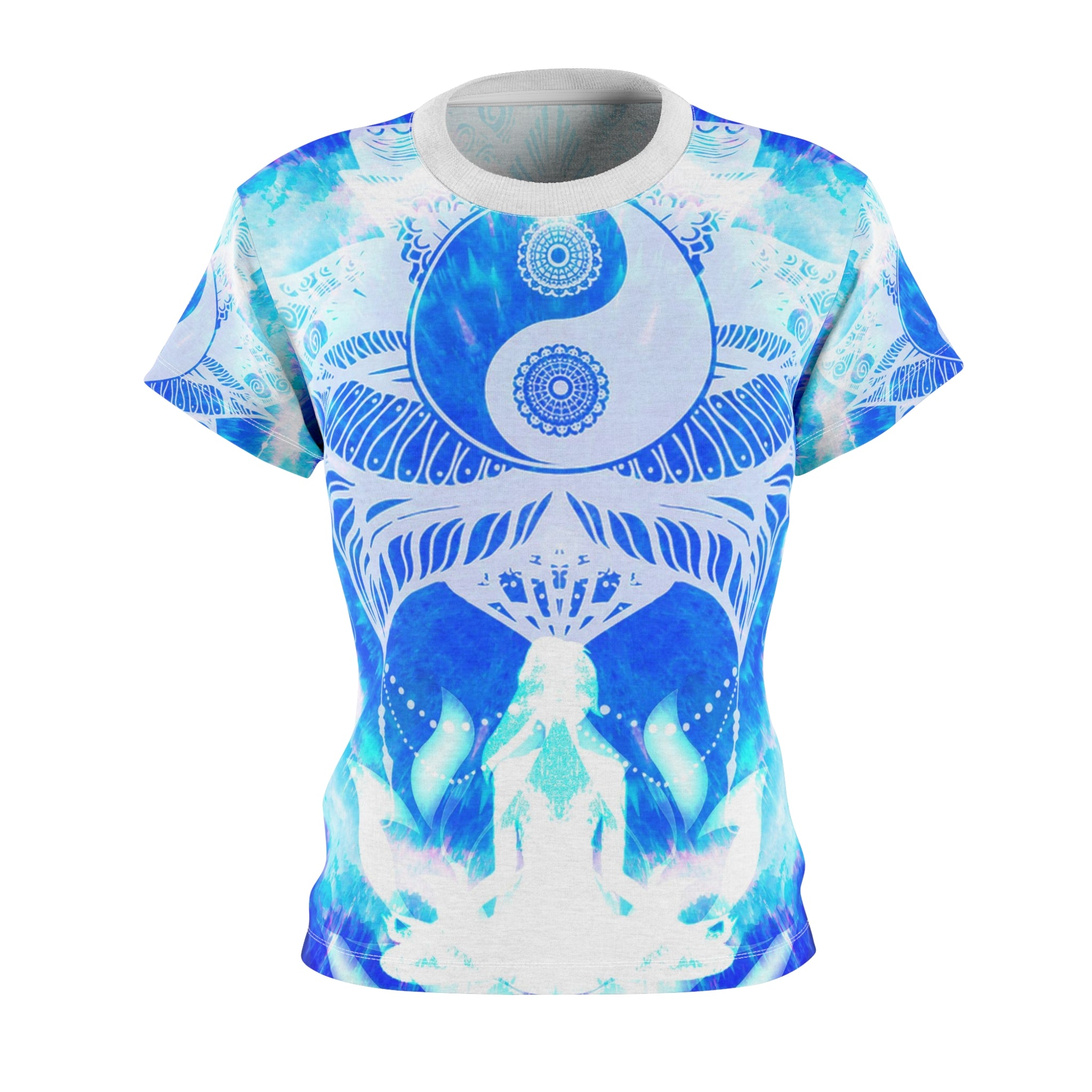 Amen Jin's Blue Sun Lotus Meditations Women's Sports Jersey