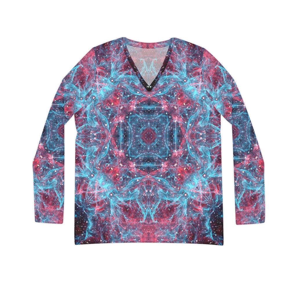 Nora's Anywhere Is Desires Women's Long Sleeve V-neck Shirt