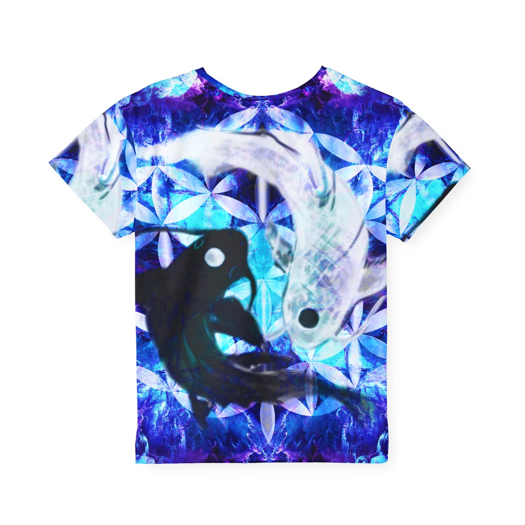 Amen Jin's Dragon's Gate Desires Koi Meditations Kids Sports Jersey