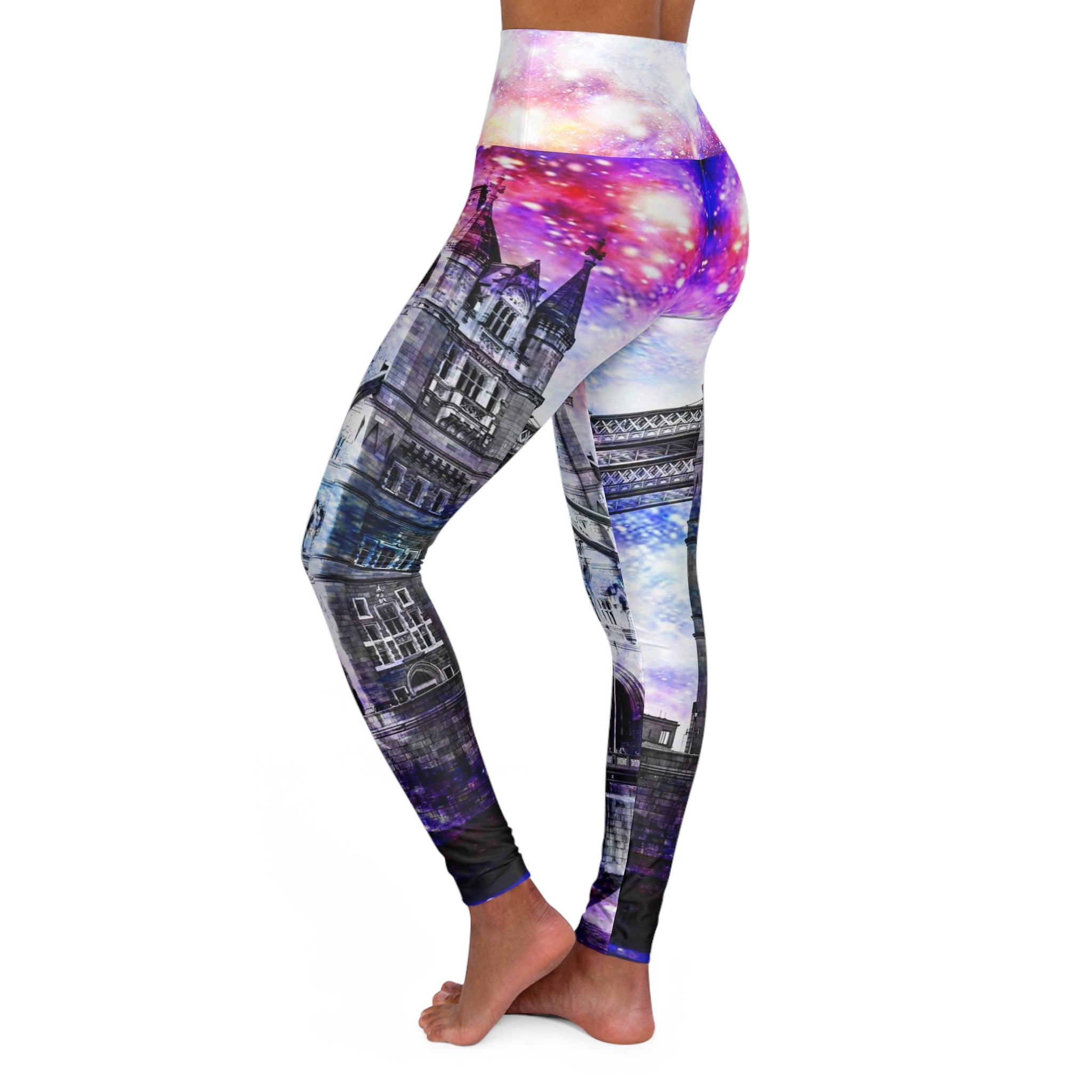 Rainbow Universe London Dreams High Waisted Yoga Leggings