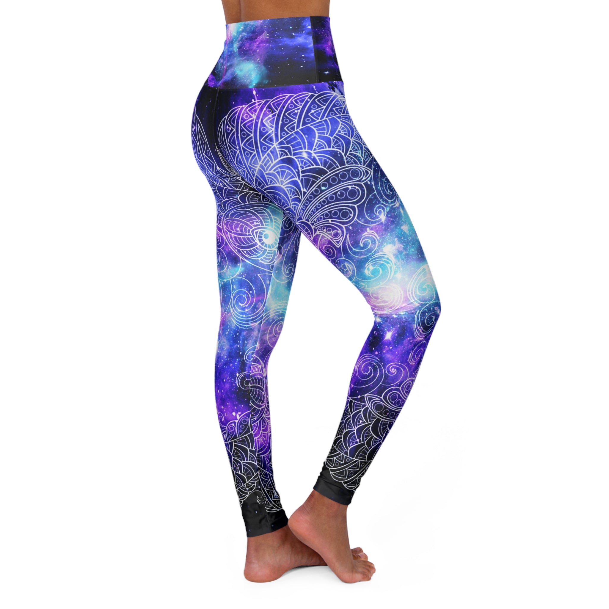 Mystic Koi Dreams High Waisted Yoga Leggings