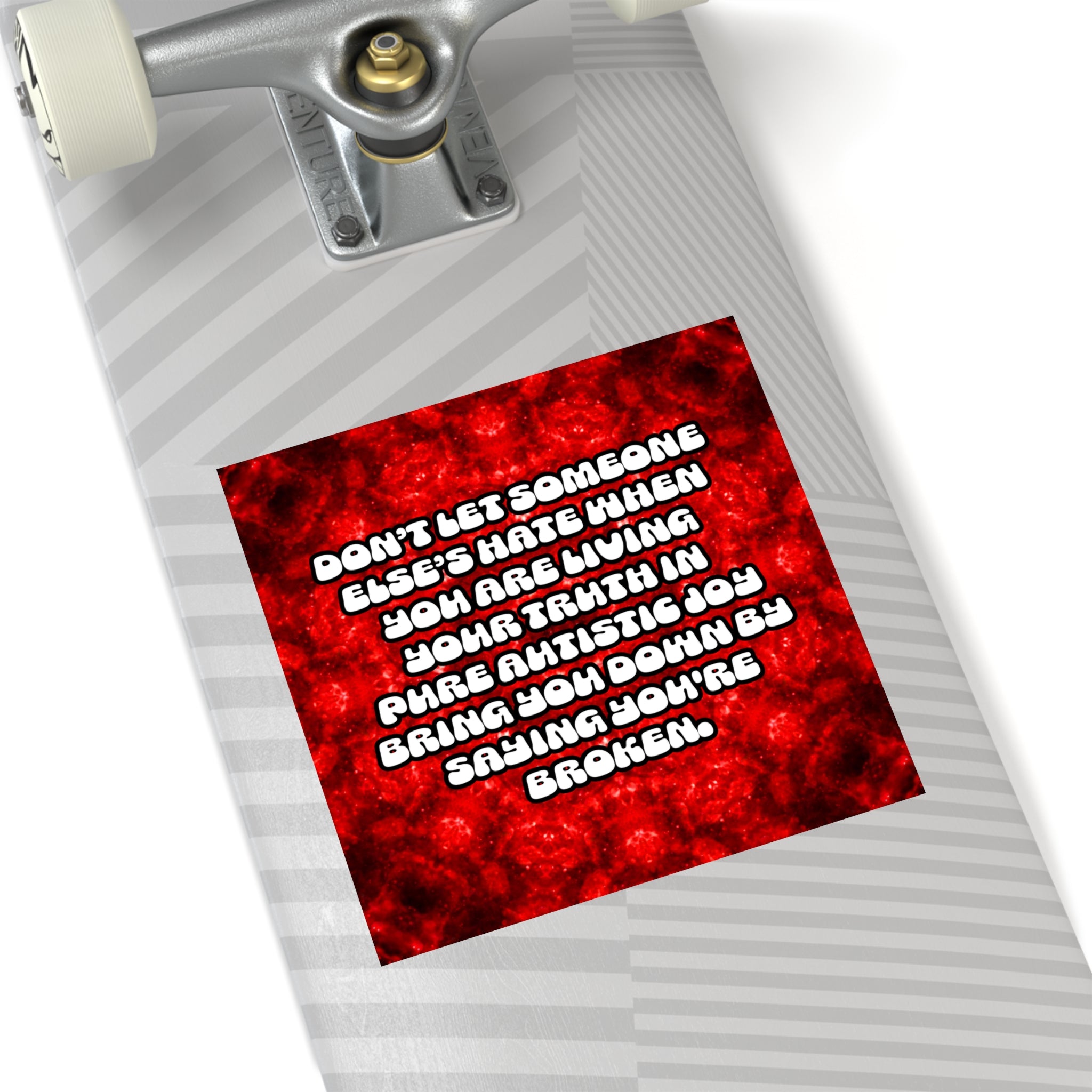 Katerina's Battle Symphony Desires 2022 "Don't Let" Square Stickers, Indoor\Outdoor