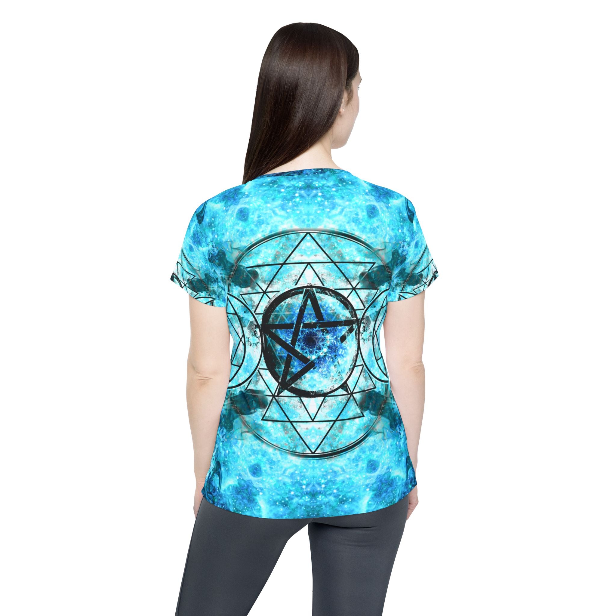 Amen Jins All the White Horses Triple Goddess Meditations Women's Sports Jersey