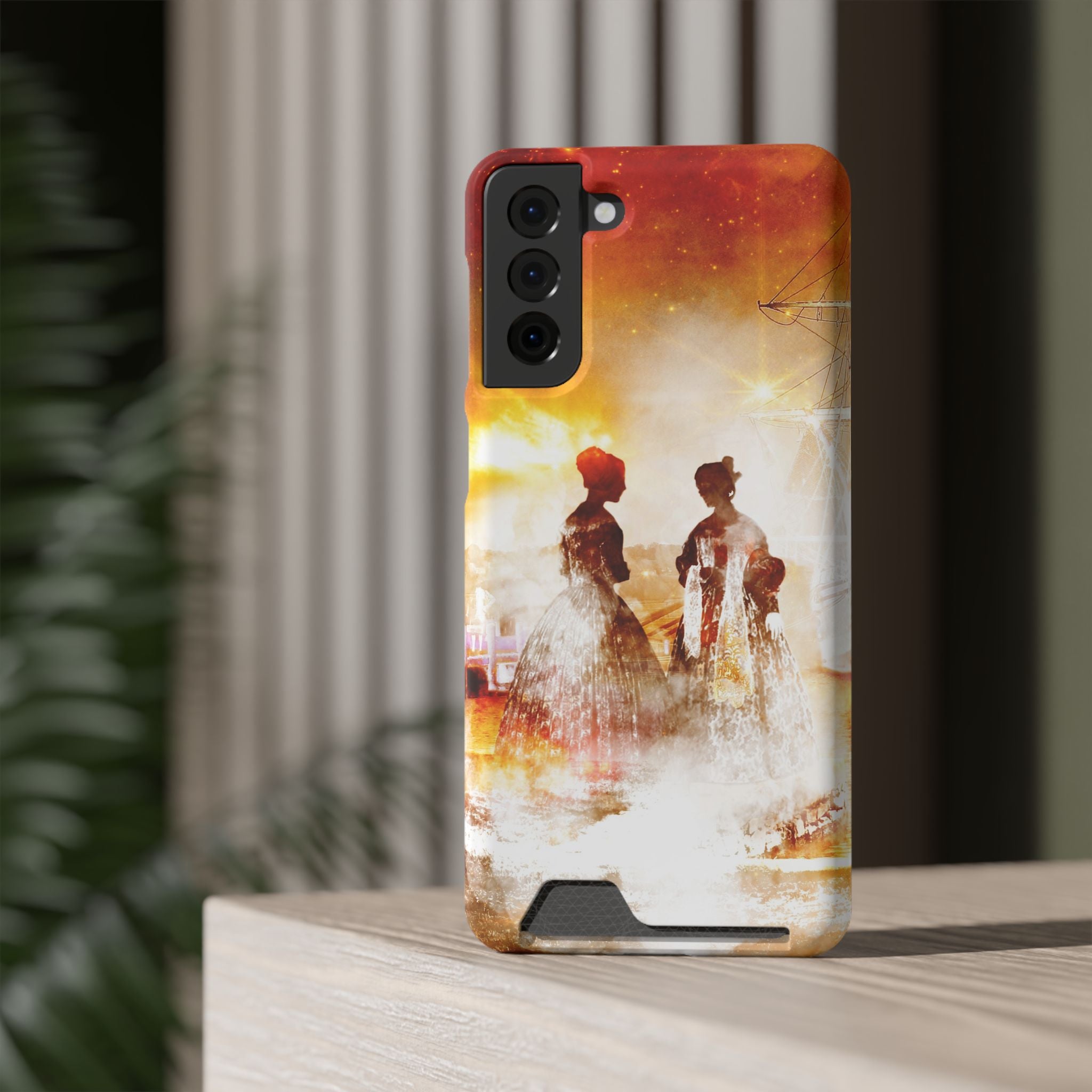 Samhain Eve Salem Harbor Dreams Phone Case With Card Holder