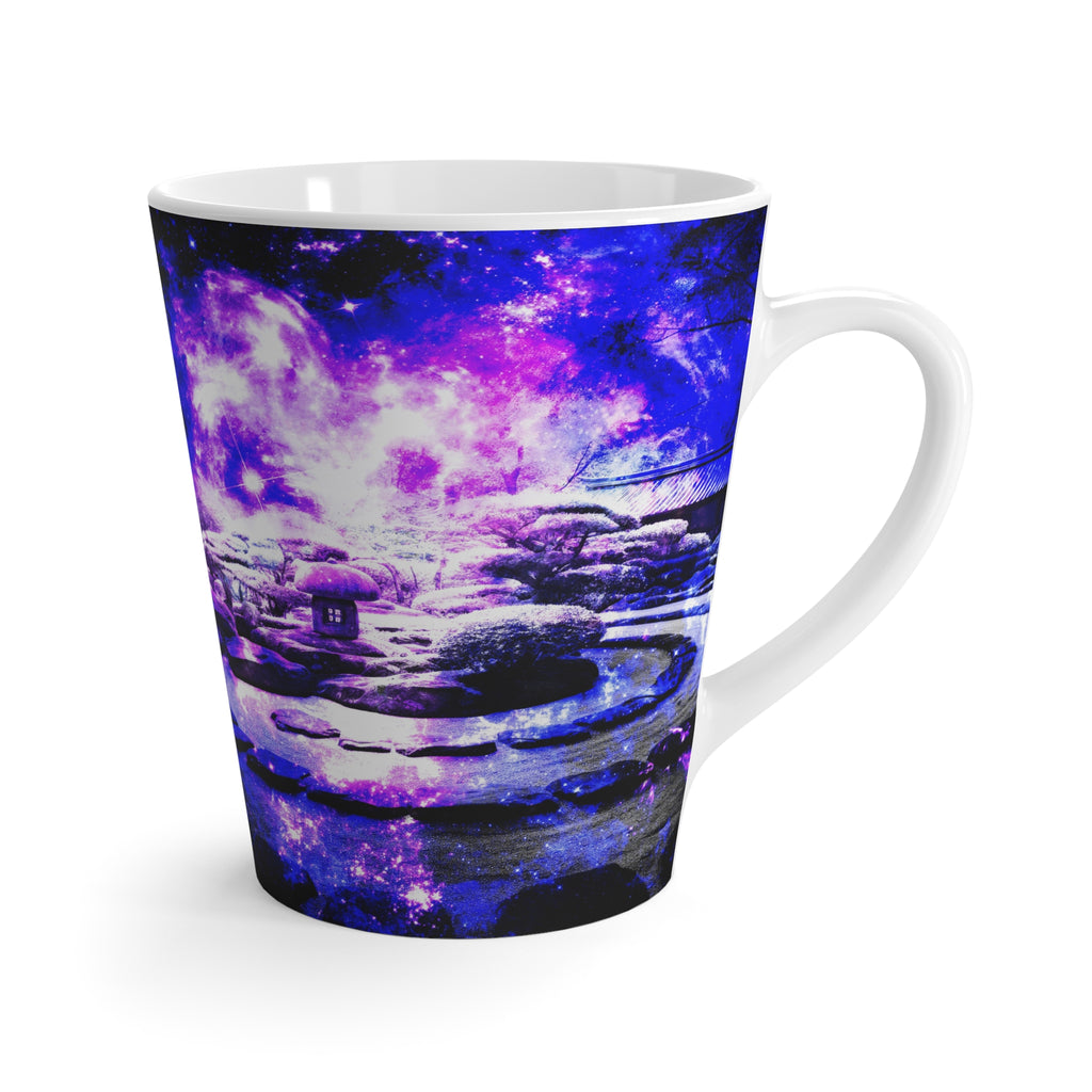 Amethyst Rose Tranquil Garden Dreams Latte Mug