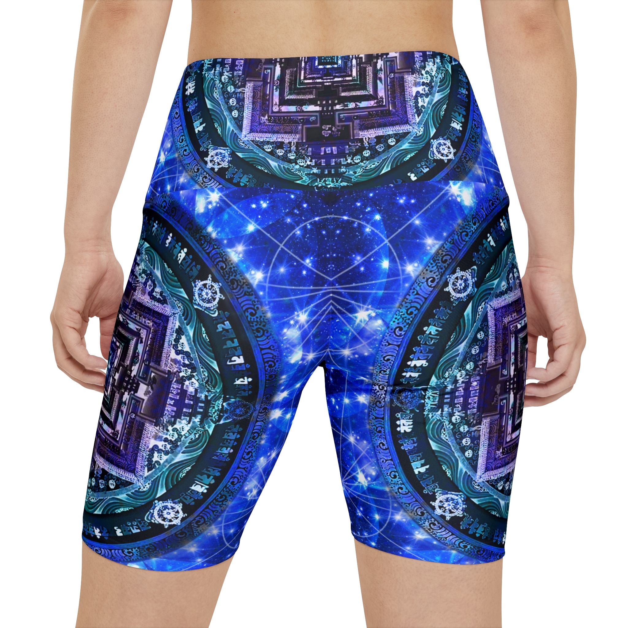 Amen Jin's Katerina's Wheel of Time Meditations Women's Workout Shorts