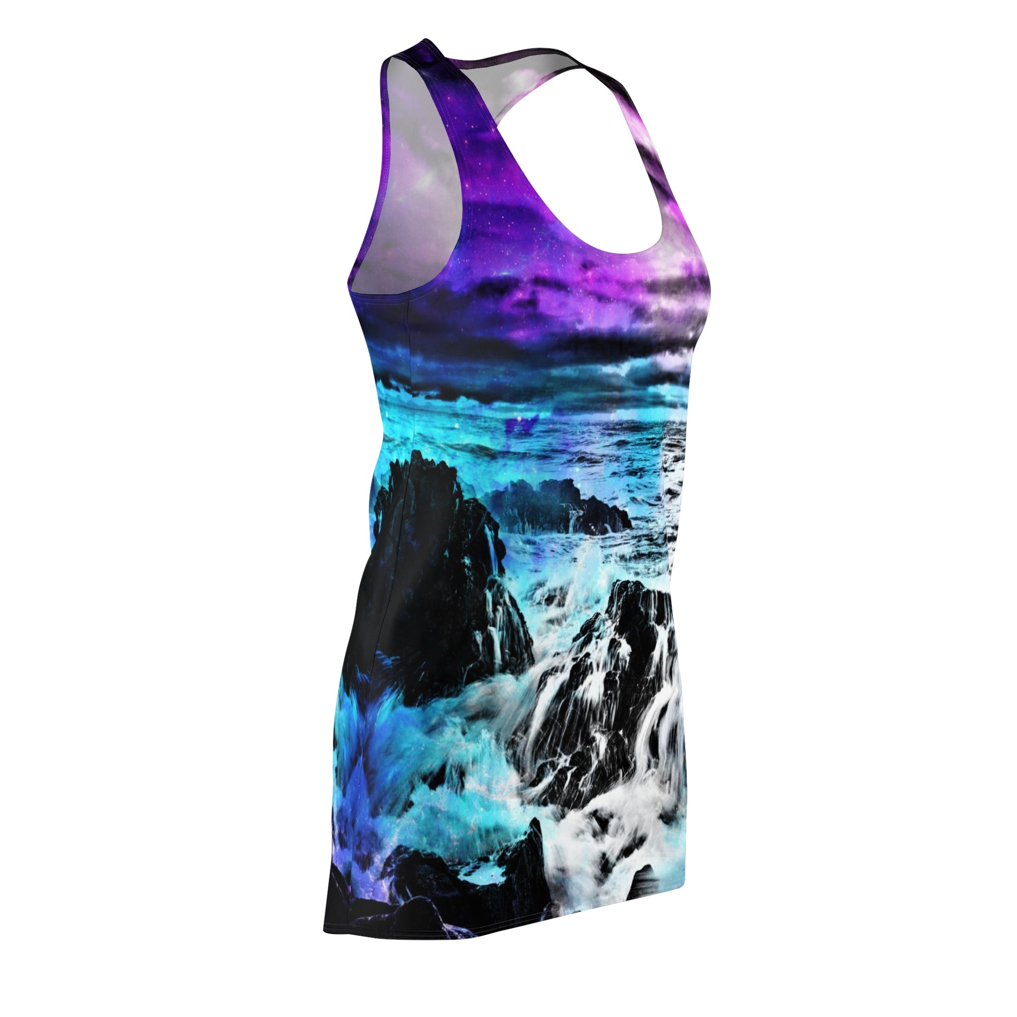 Creation's Heaven Cosmic Falls Dreams Women's Racerback Dress