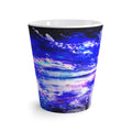 Amethyst Sapphire Dancing Sea Dreams Latte Mug