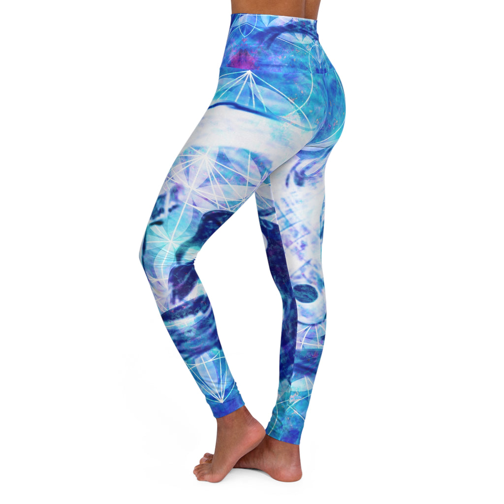 Amen Jin's Lotus Meditations High Waisted Yoga Leggings