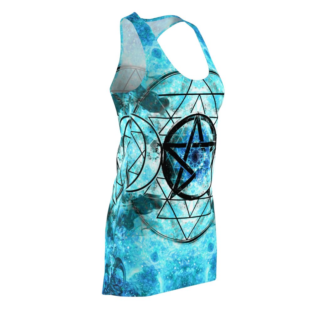 Amen Jin's All the White Horses Triple Goddess Women's Racerback Dress