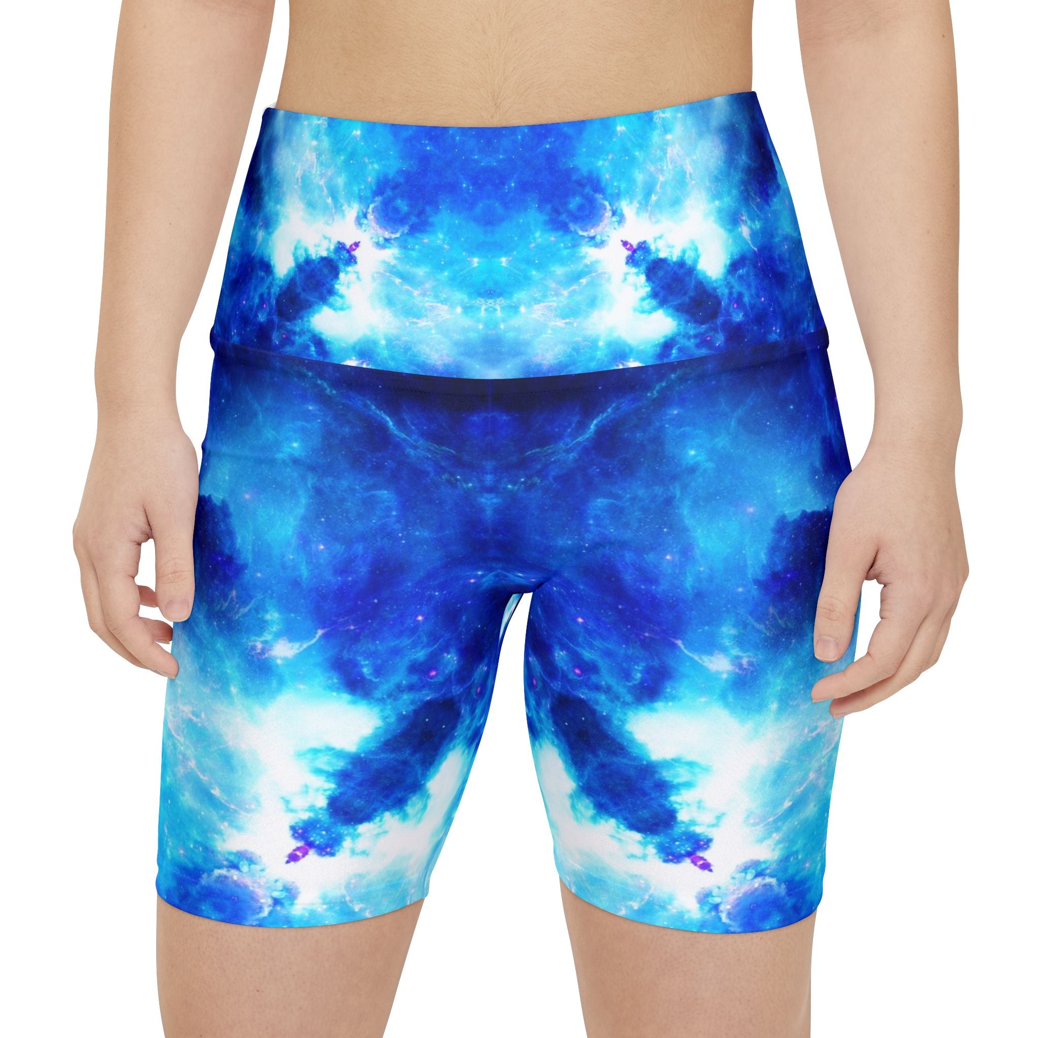 Amen Jin's Mandala of Dragon Fire Desires Women's Workout Shorts