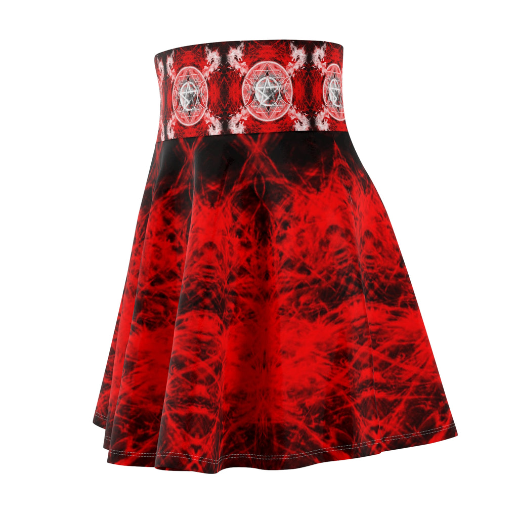 Katerina's Waiting for Hello Triple Goddess Meditations Women's Skater Skirt