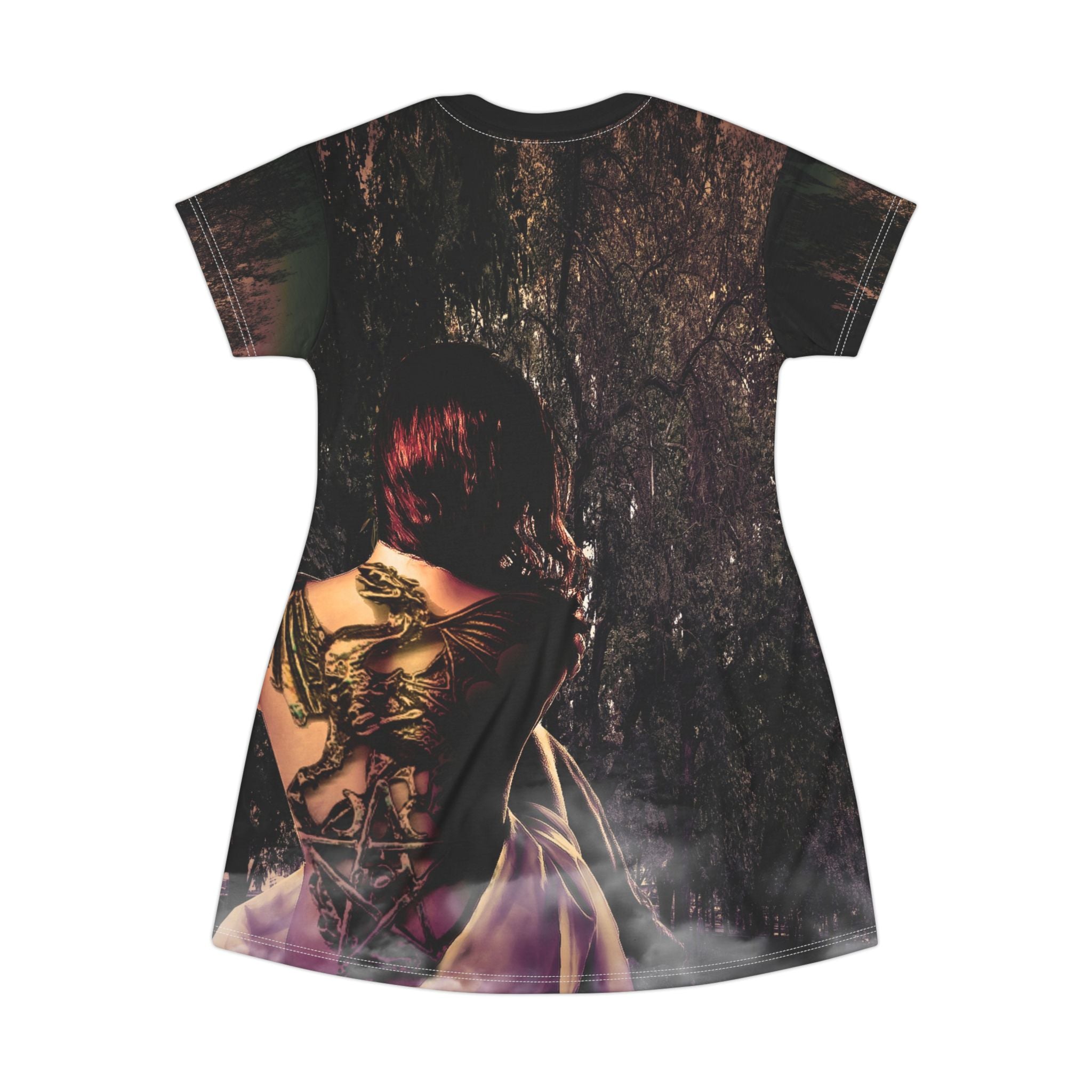 Samhain Magical Night Dreams T-Shirt Dress
