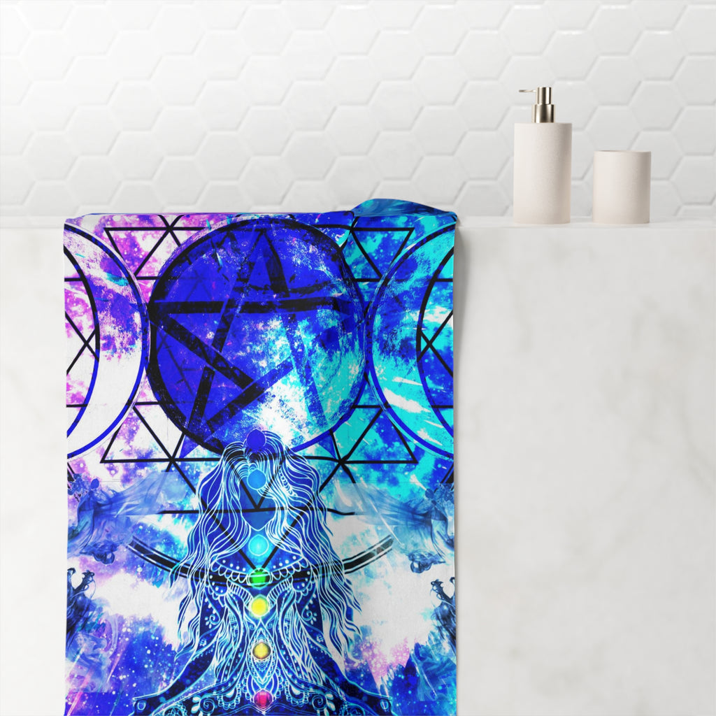 Creation's Magickal Awakening Meditations Mink-Cotton Towel