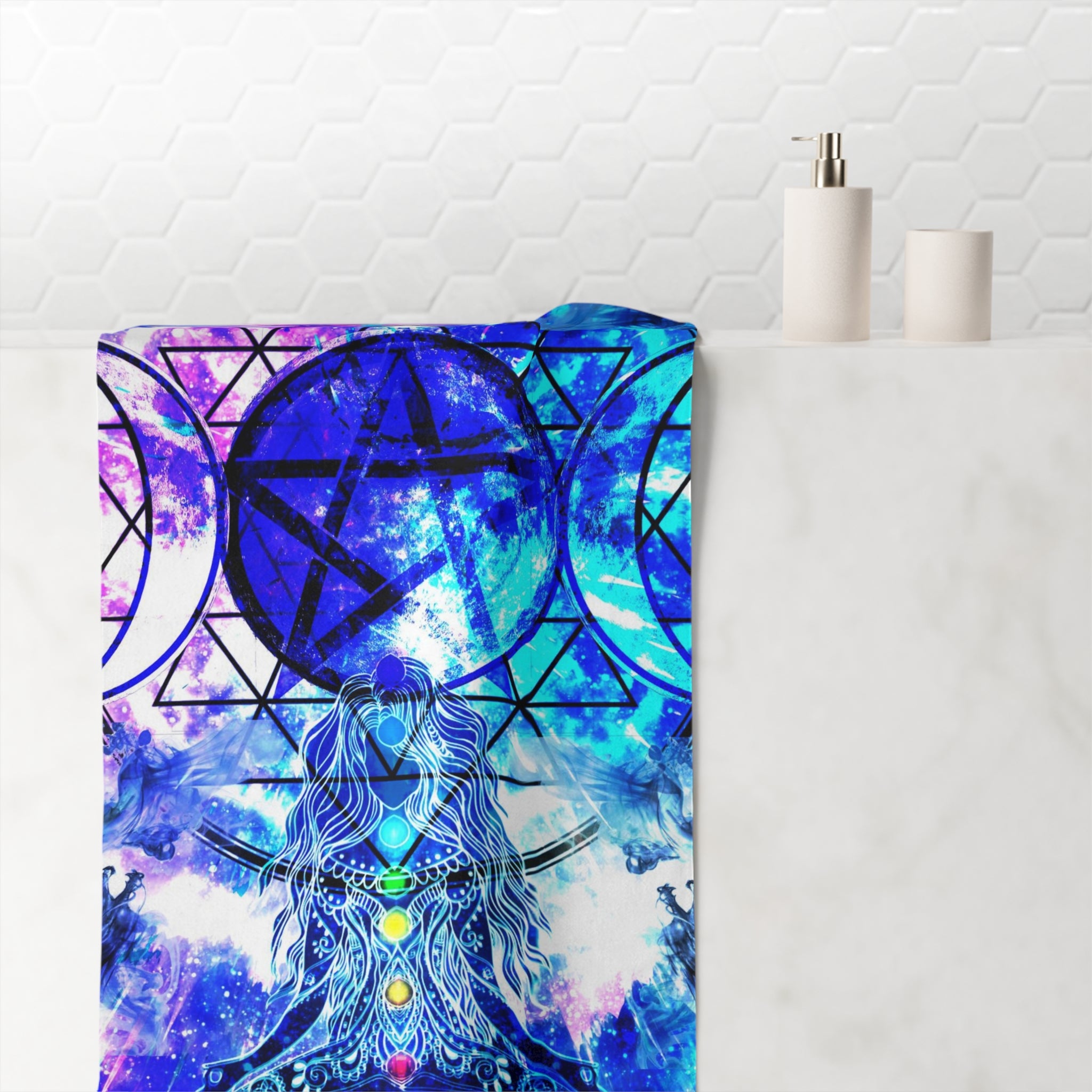 Creation's Magickal Awakening Meditations Mink-Cotton Towel
