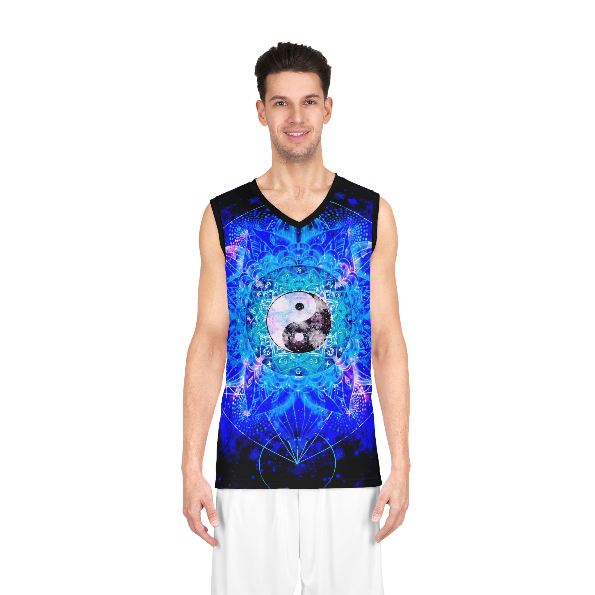 Amen Jin's Memories of Forever Yin Yang Meditations Basketball Jersey