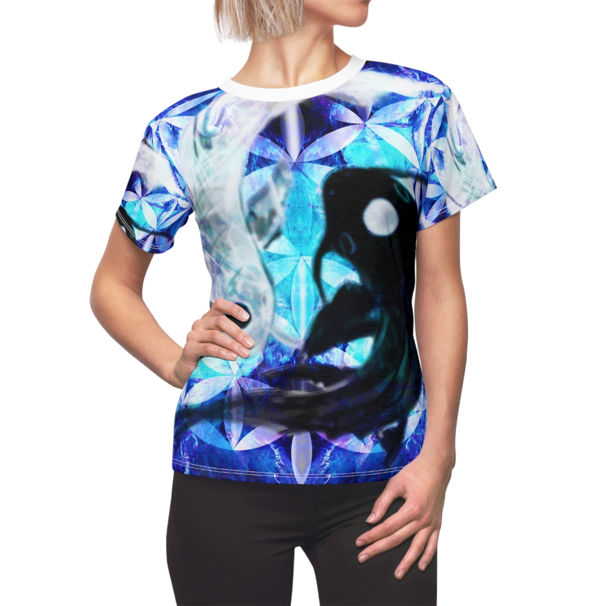 Amen Jin's Dragon's Gate Koi Meditations Women's Tee
