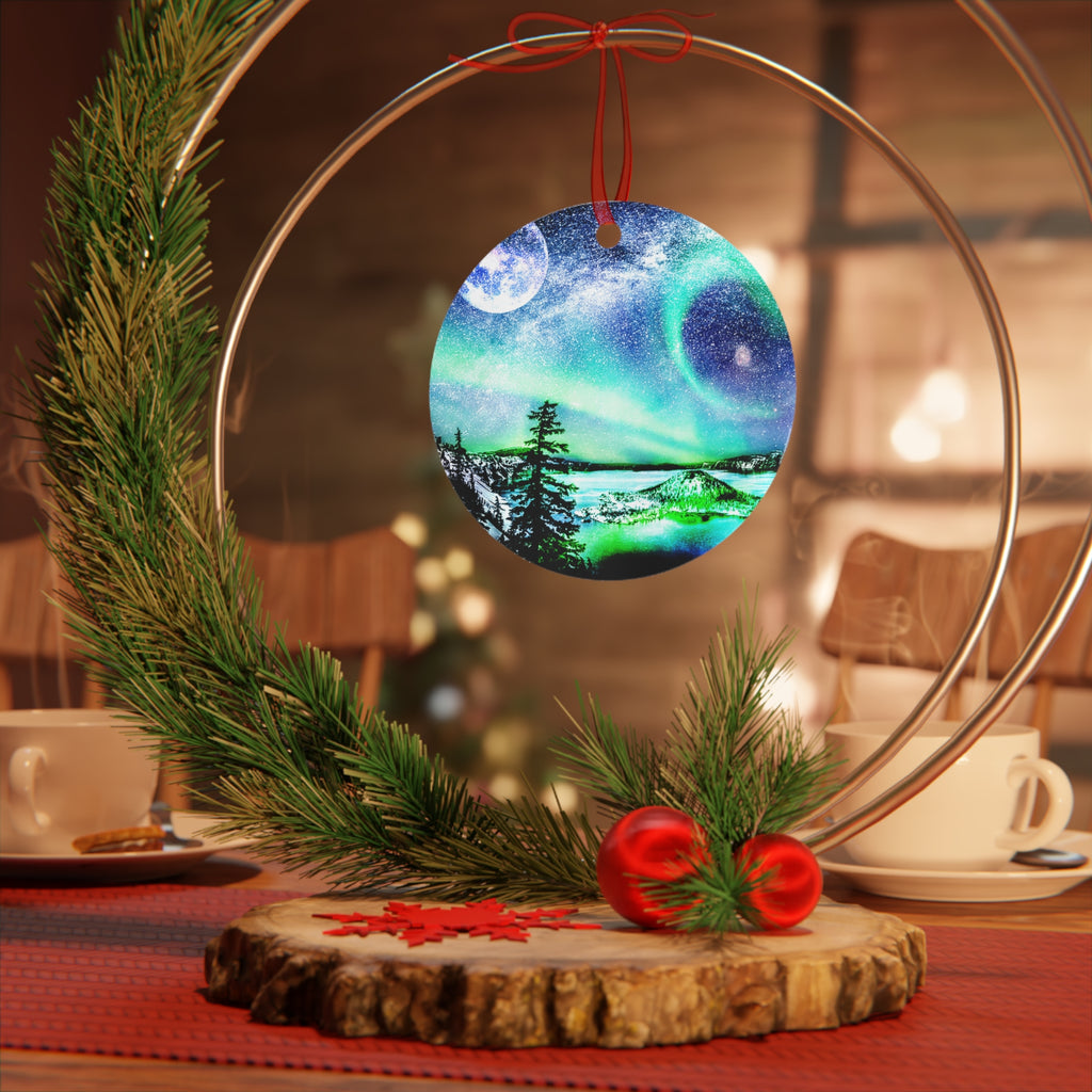 Katerina's Noel Yule Night Dreams Metal Ornaments