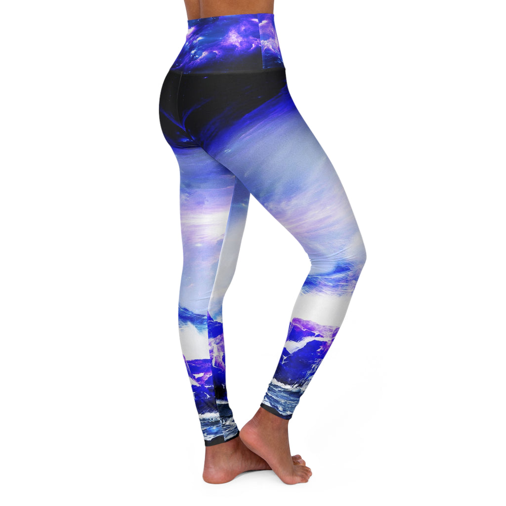 Amethyst Sapphire Serenity Bay Dreams High Waisted Yoga Leggings