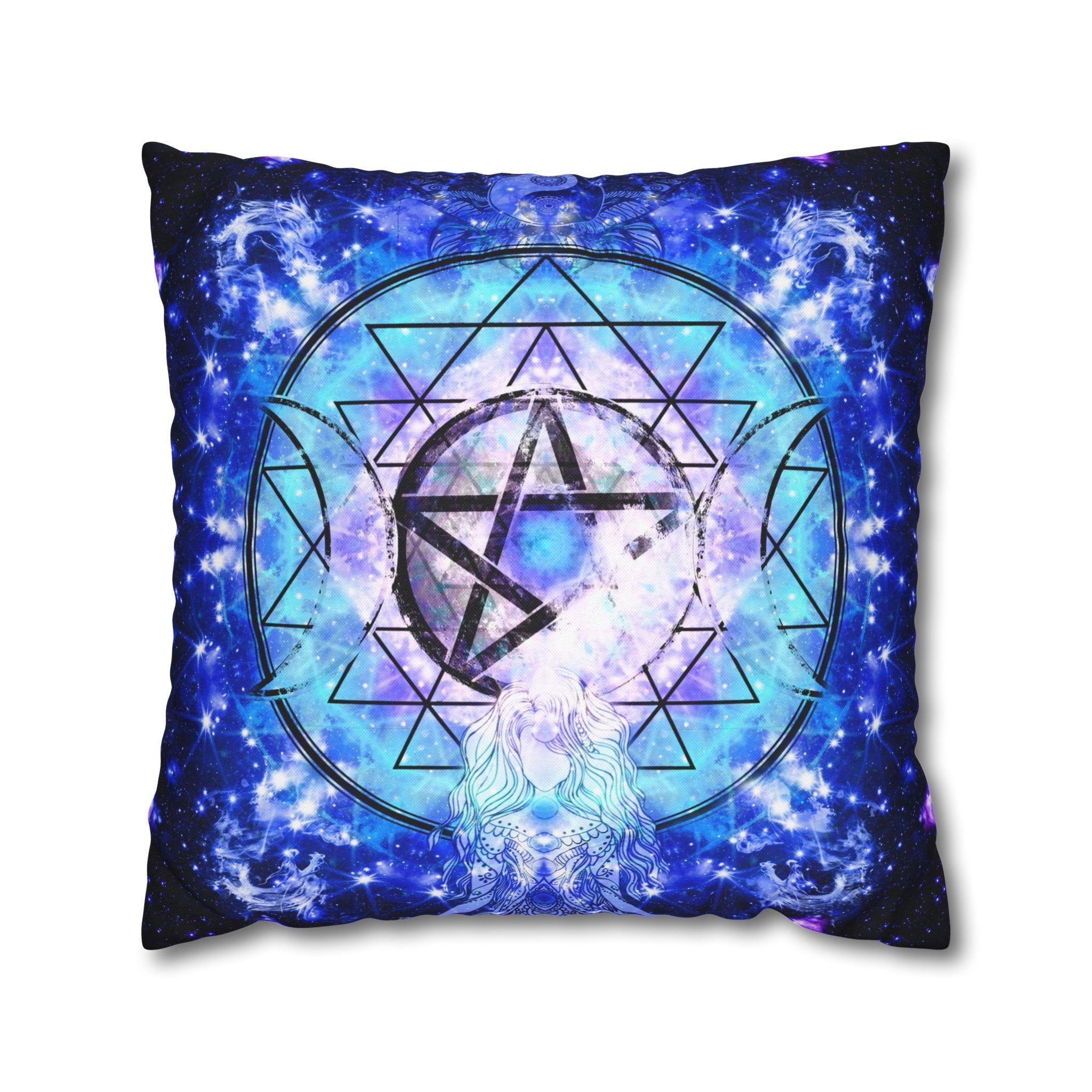 Amen Jin's Katerina's Eros and Psyche Magical Meditations Square Pillow Case