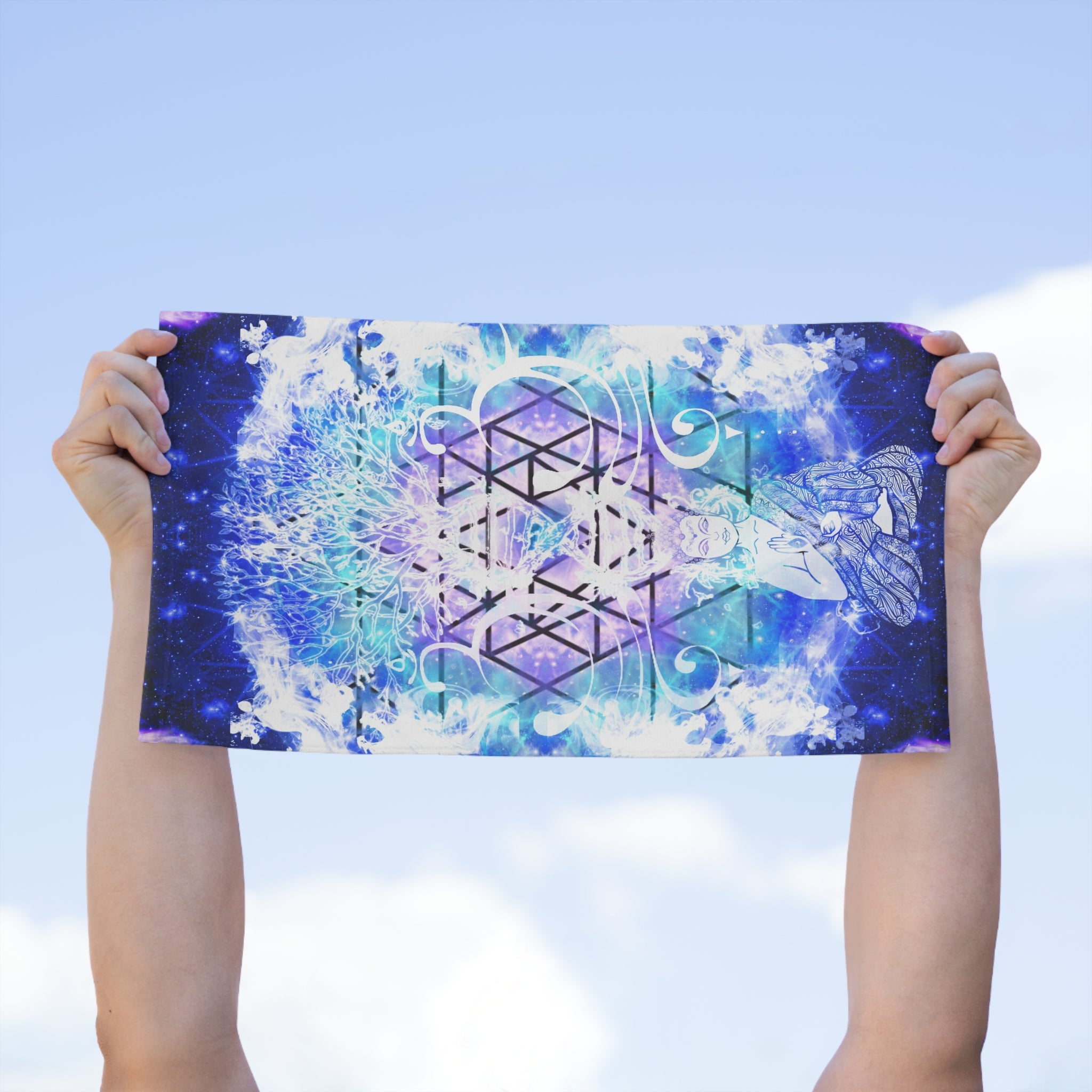 Amen Jin's Katerina's Eros and Psyche Buddha Meditations Rally Towel, 11x18