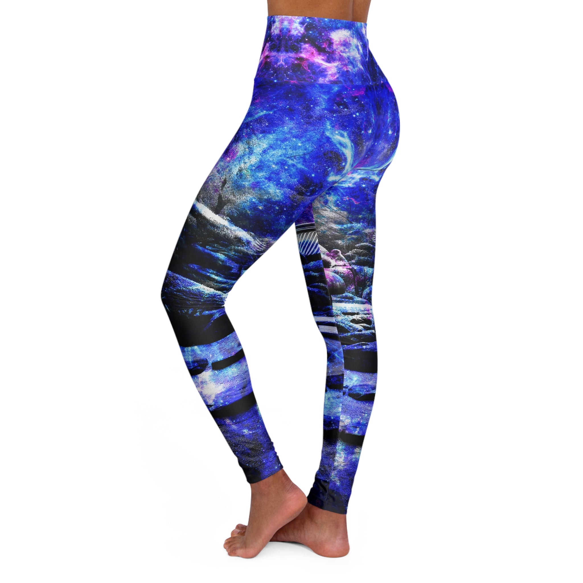 Katerina's on My Way to Neverland Tranquil Garden Dreams Yoga Leggings
