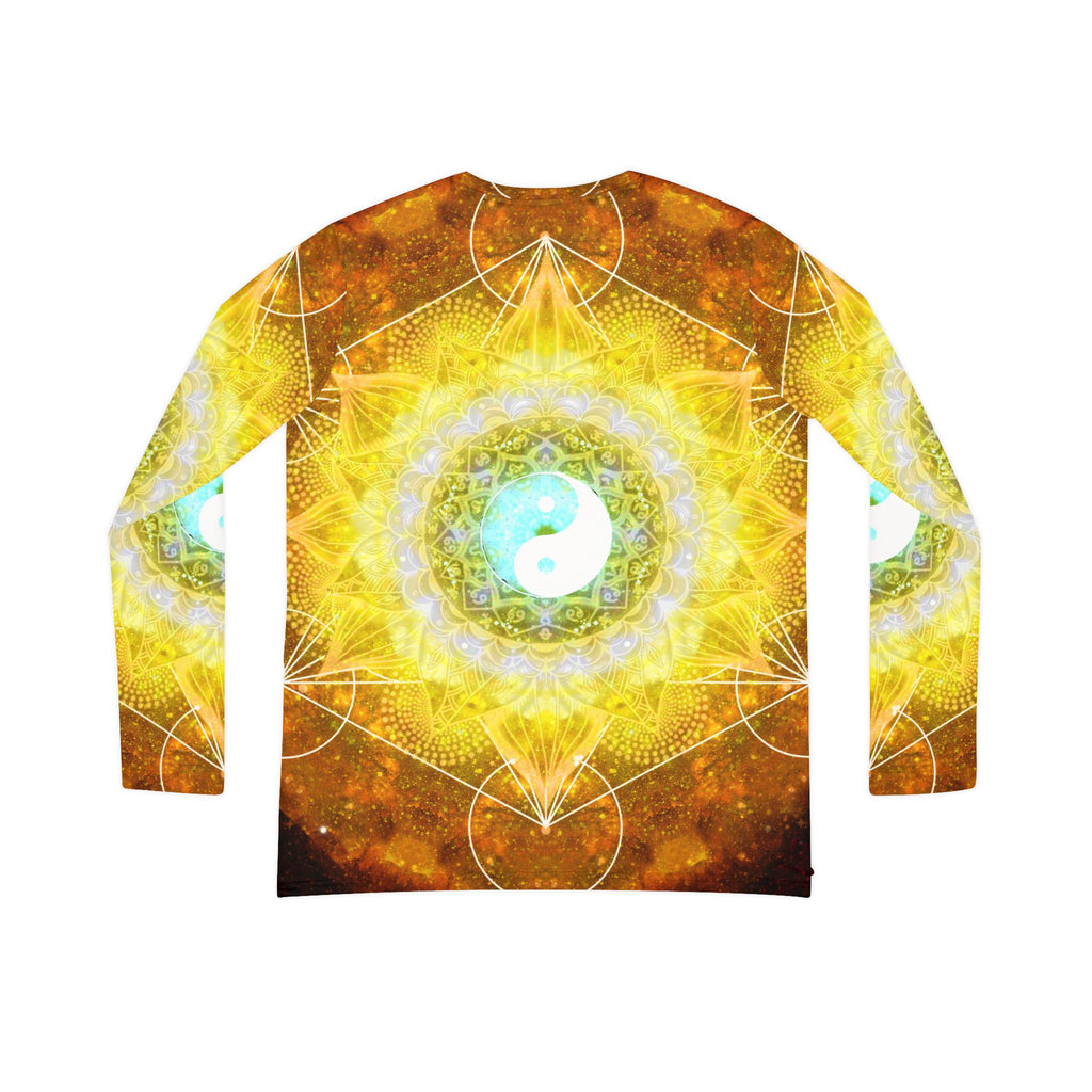 ManiPura Yin Yang Meditations Long Sleeve V-neck Shirt