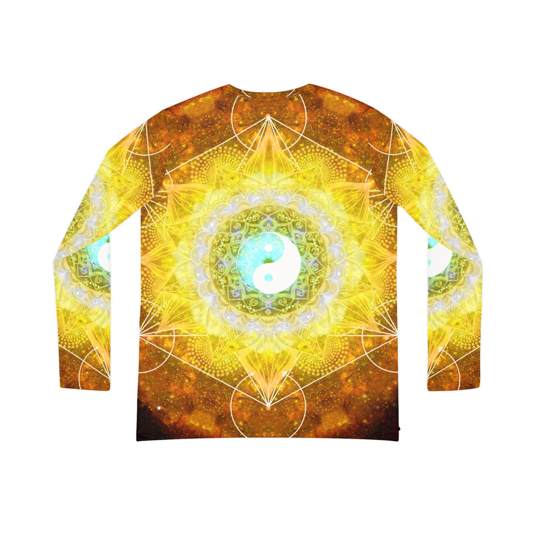 ManiPura Yin Yang Meditations Long Sleeve V-neck Shirt