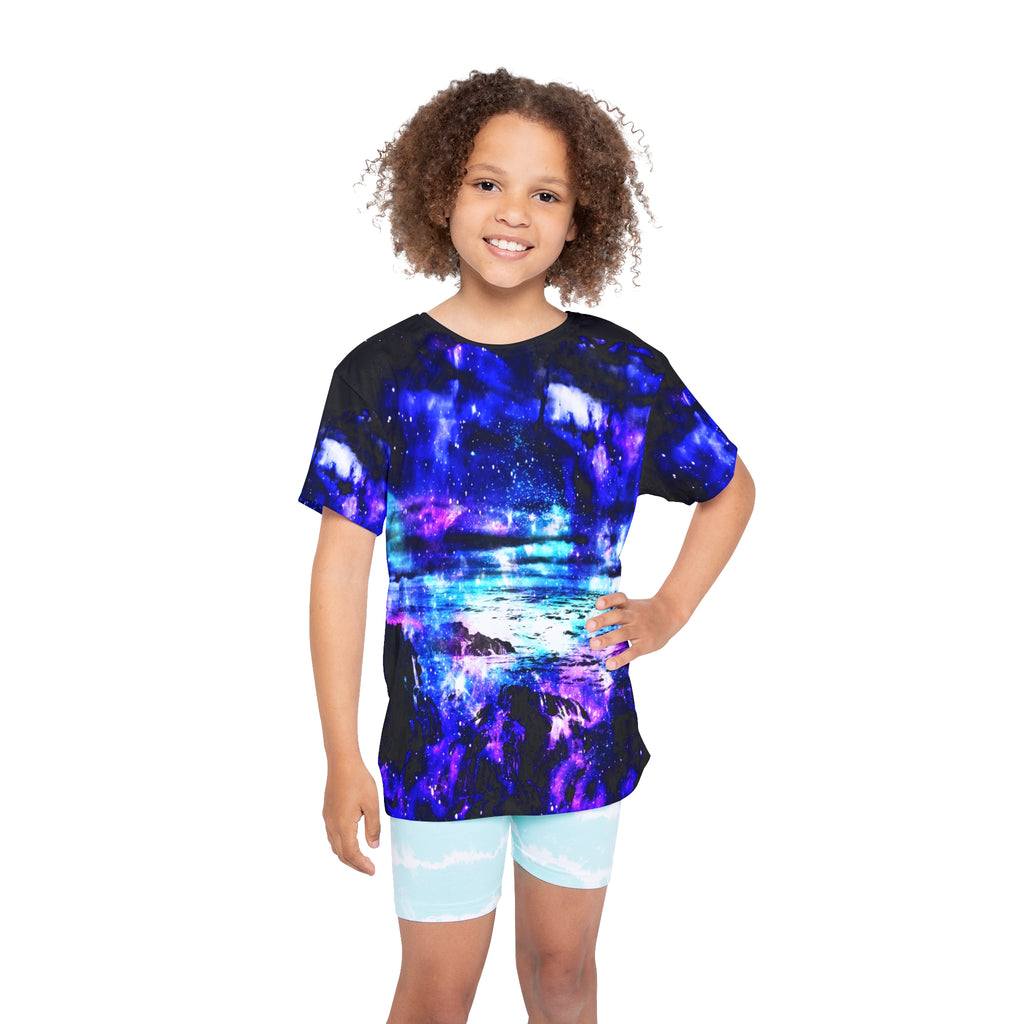 Mystic Cosmic Falls Dreams Kids Sports Jersey