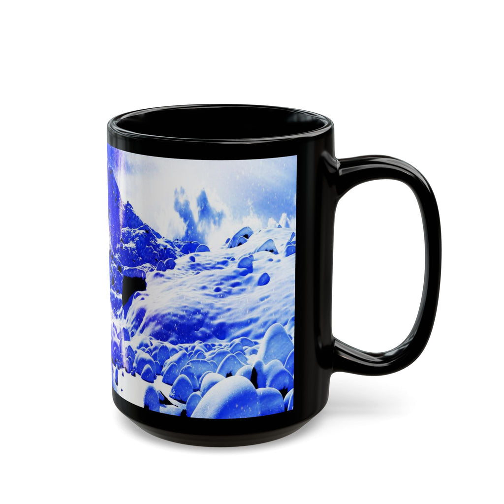 Yule Night Dreams Black Mug