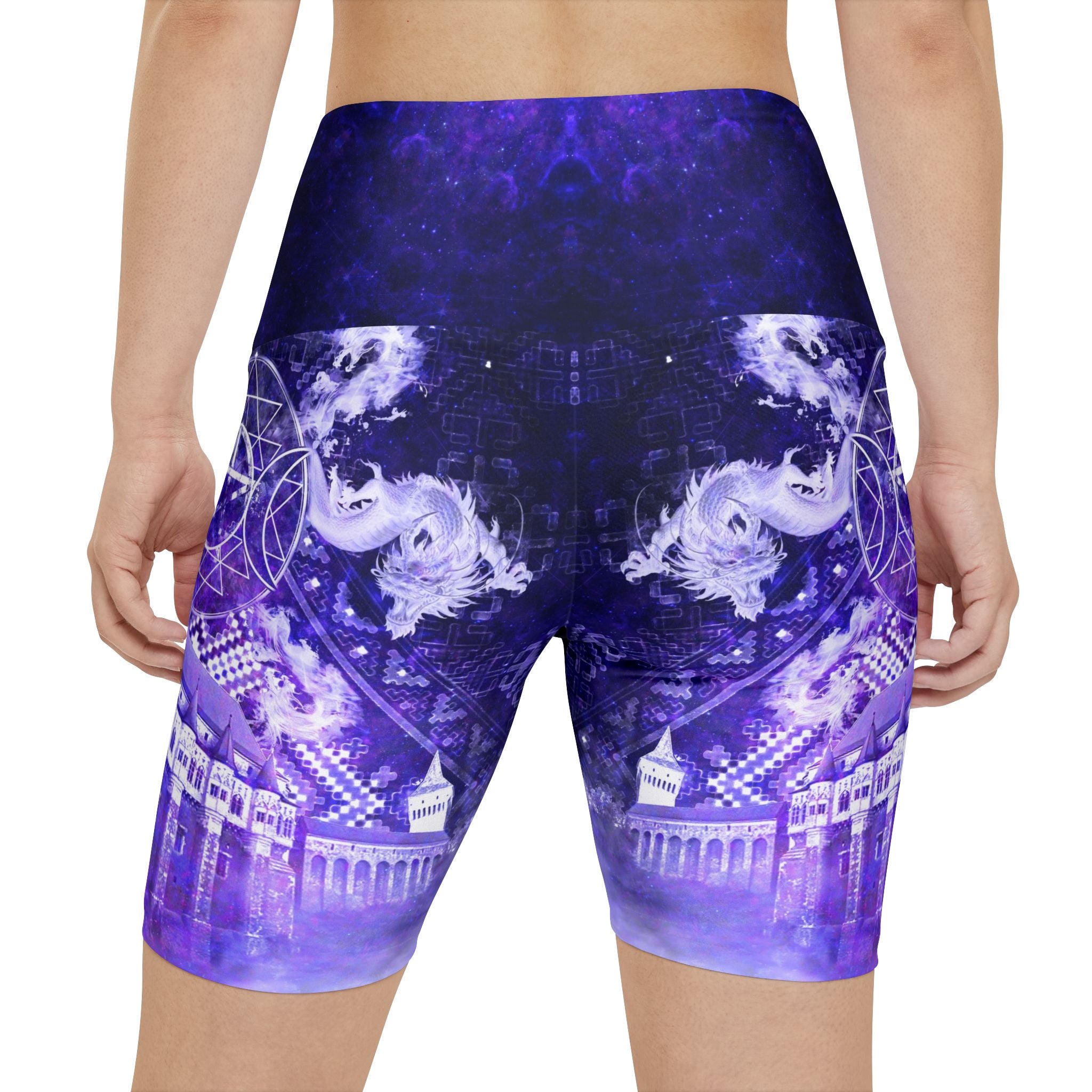 Katerina's Dragon's Eye Dracularian Meditations Women's Workout Shorts