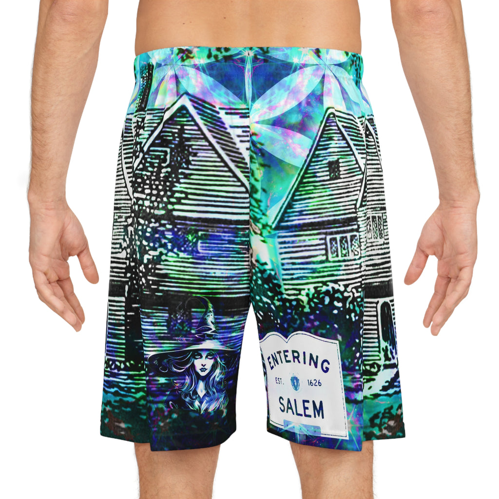 Katerina's Now and Forever Salem Witch Meditations Basketball Shorts