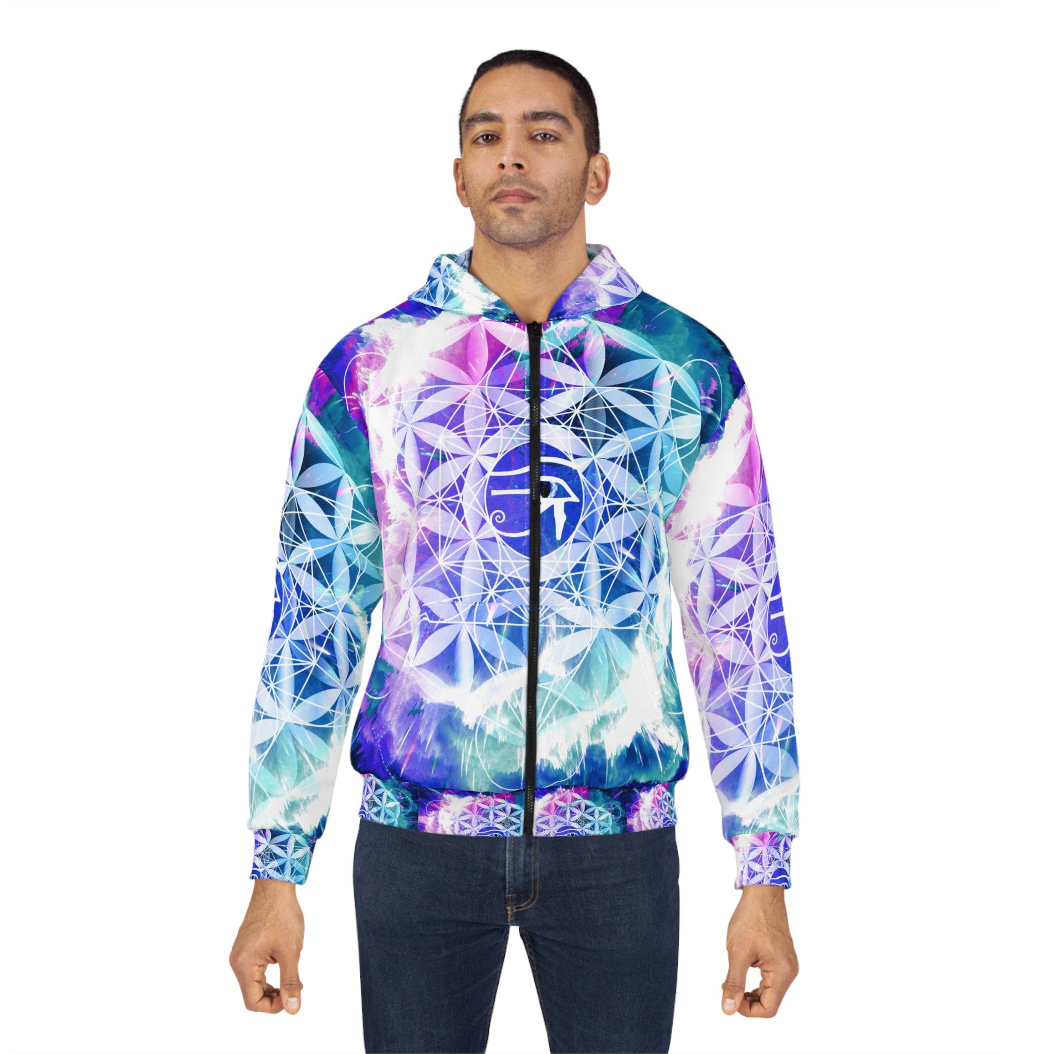 Creation's Illumination Meditations Unisex Zip Hoodie
