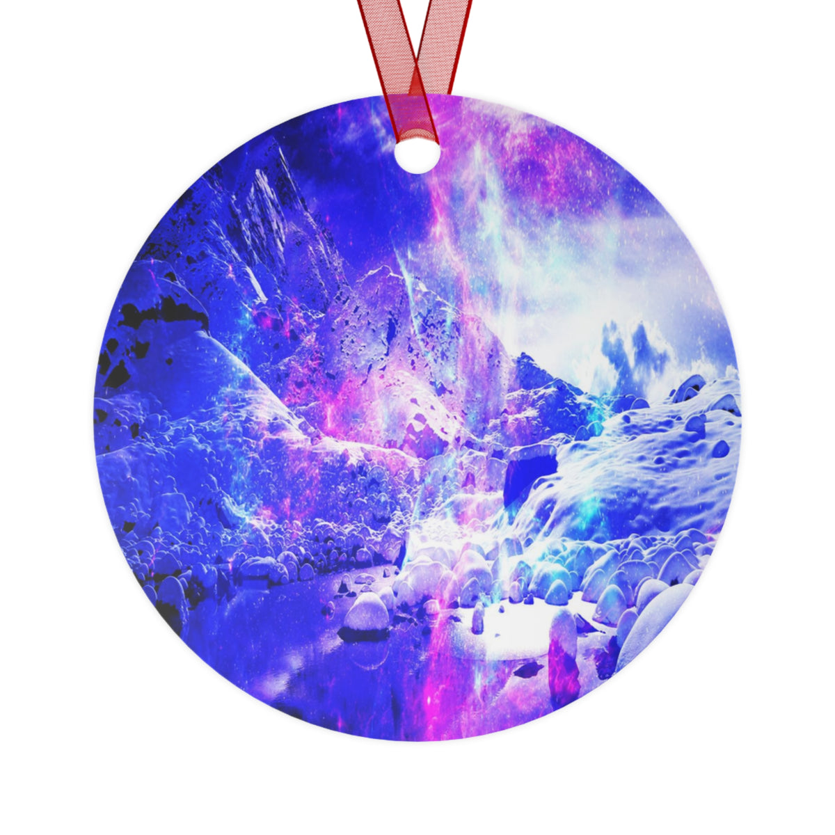 Amethyst Yule Night Dreams Metal Ornaments