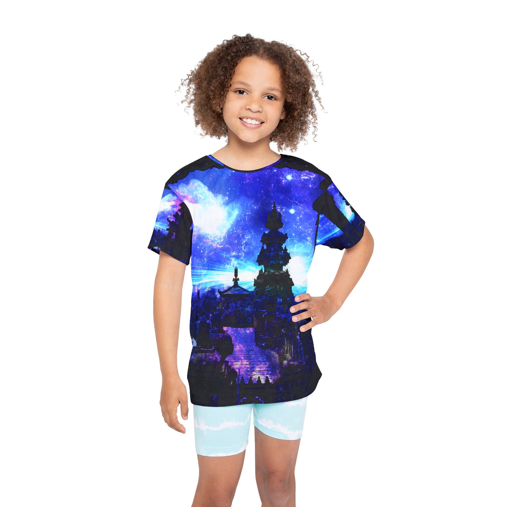 Iridescent Balinese Dreams Kids Sports Jersey