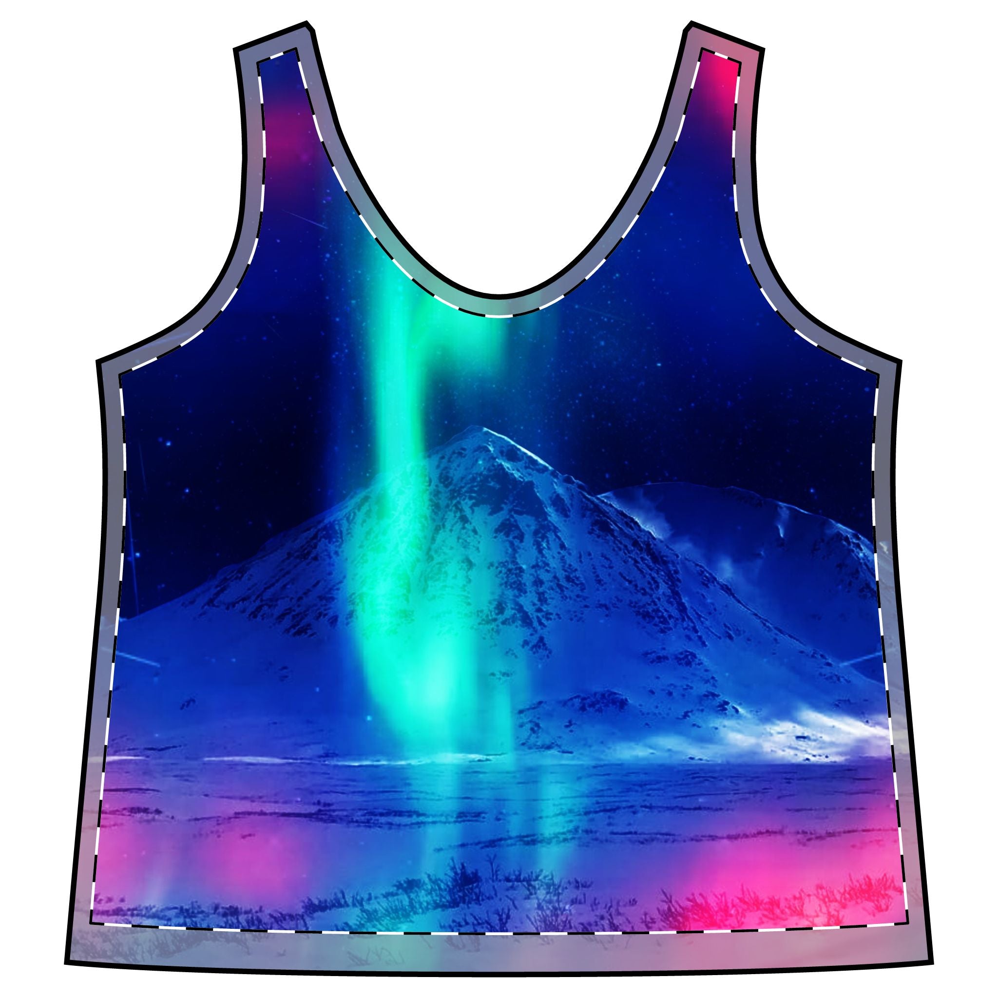 Lighted String Matanuska Dreams Women's Sporty Racerback Tank
