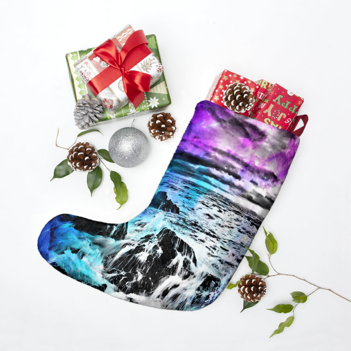 Creation's Heaven Cosmic Falls Dreams Christmas Stockings