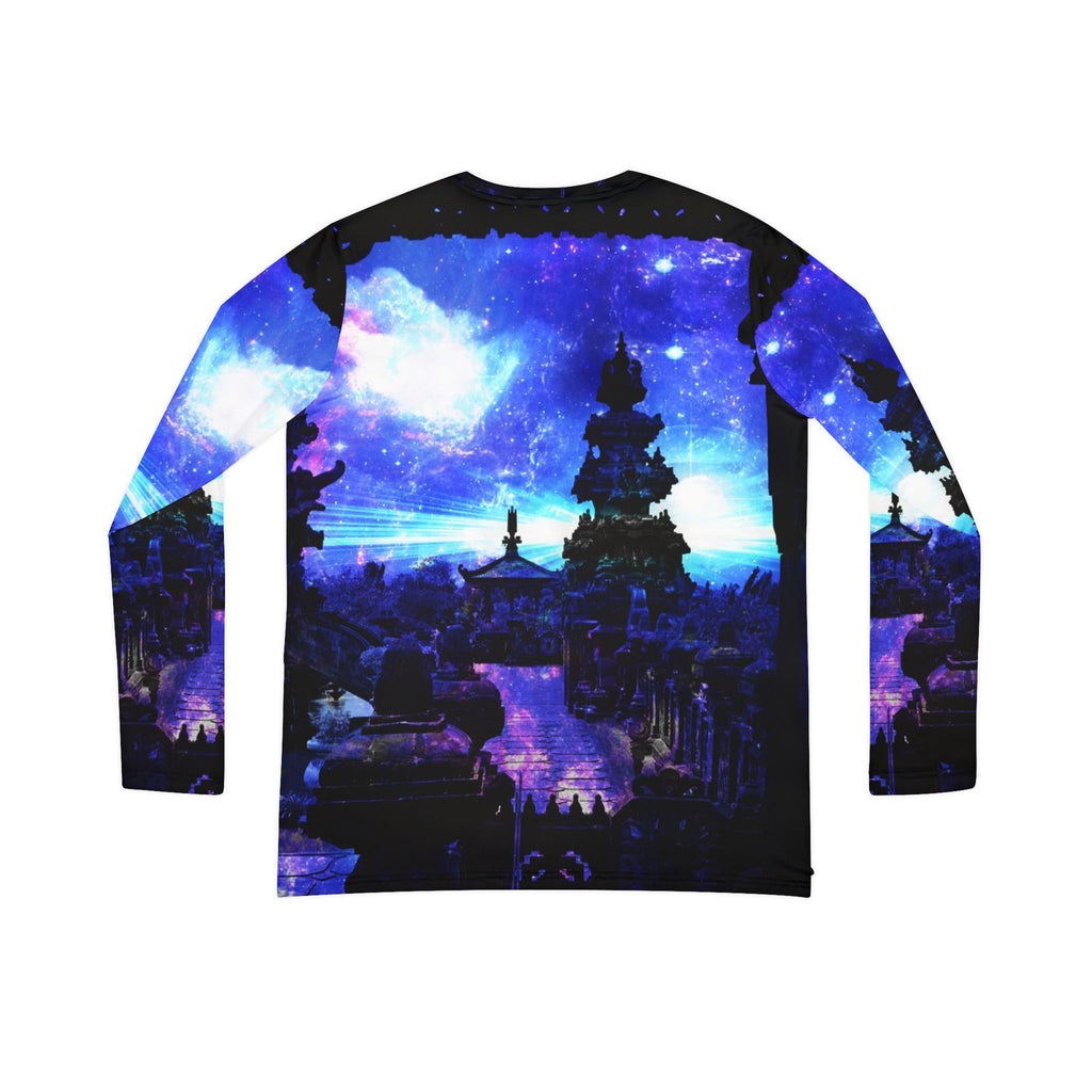 Iridescent Balinese Dreams Women's Long Sleeve V-neck Shirt