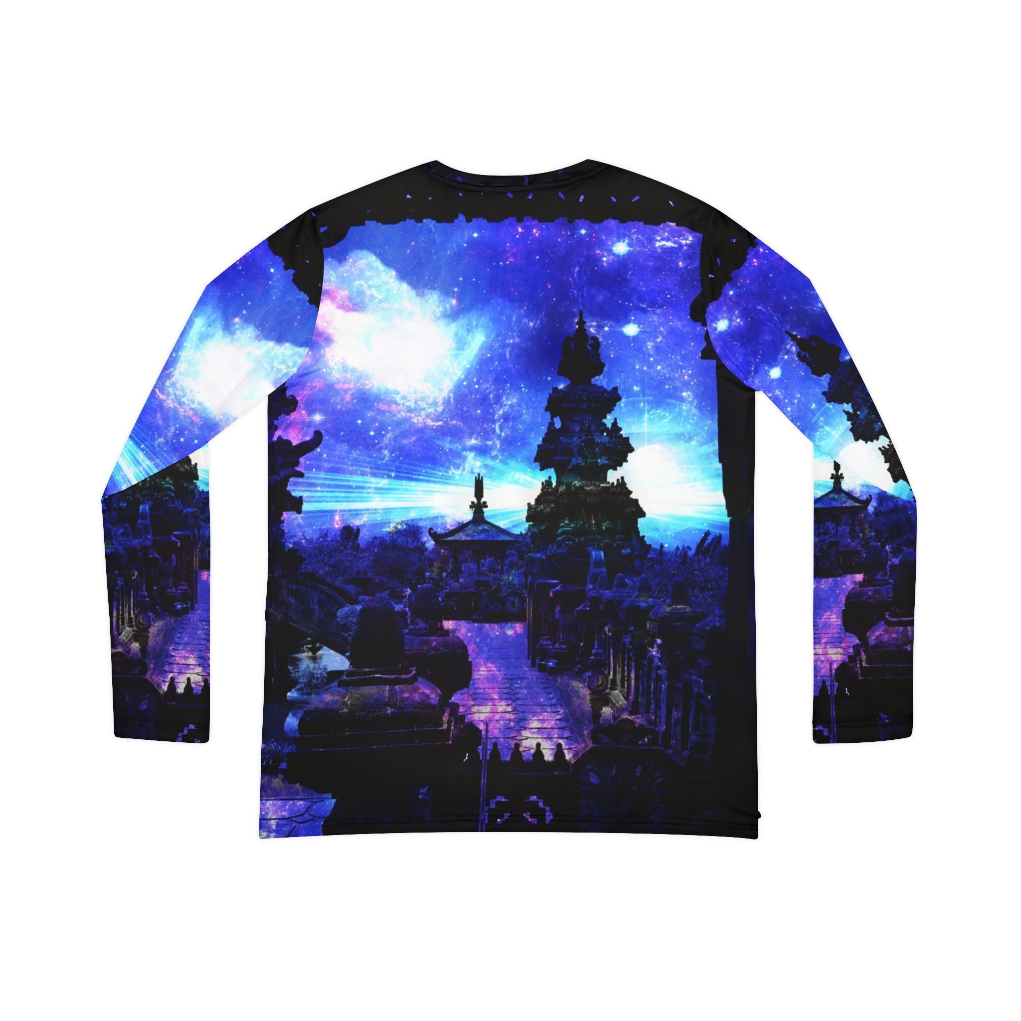 Iridescent Balinese Dreams Women's Long Sleeve V-neck Shirt