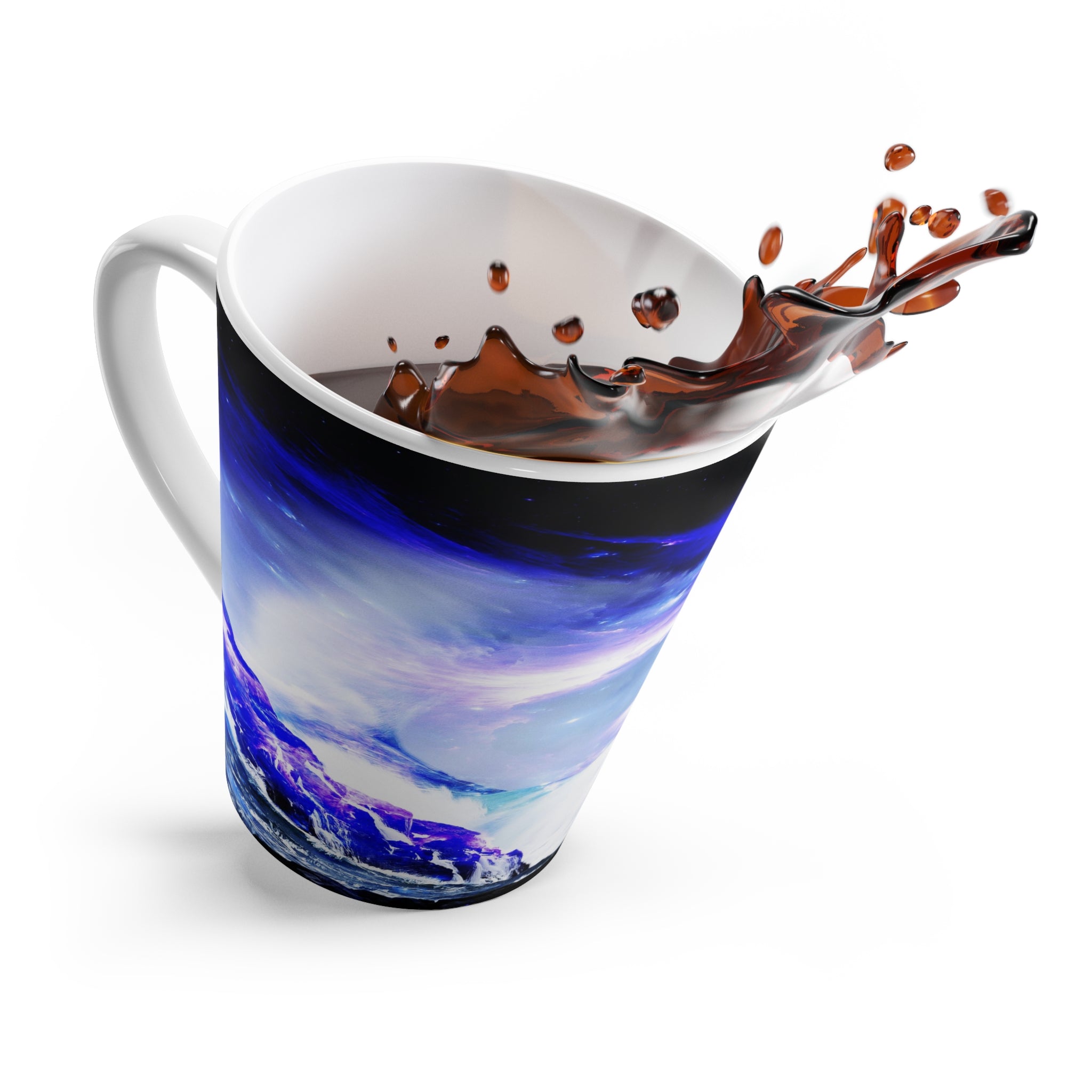 Amethyst Sapphire Serenity Bay Dreams Latte Mug
