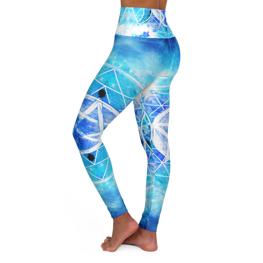 Amen Jin's Mandala of Dragon Fire Triple Goddess Meditations Yoga Leggings