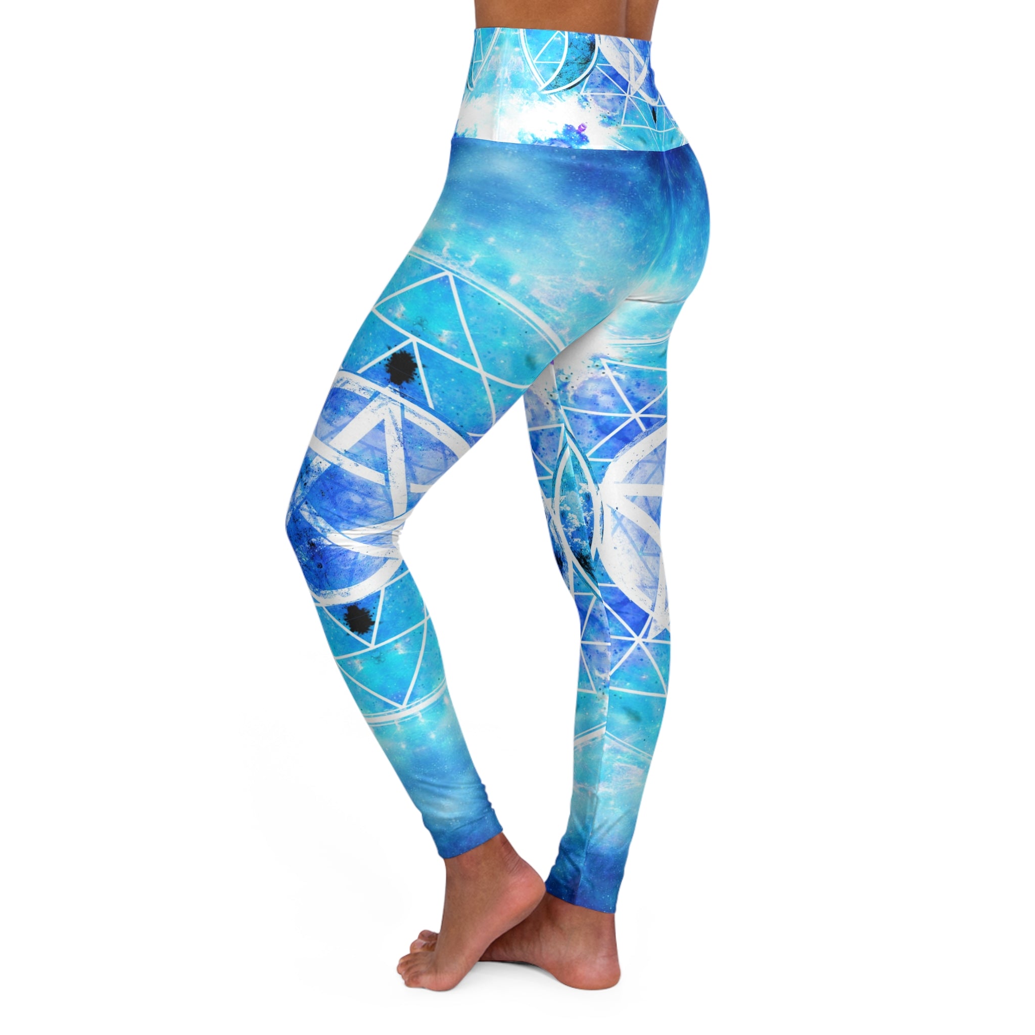 Amen Jin's Mandala of Dragon Fire Triple Goddess Meditations Yoga Leggings