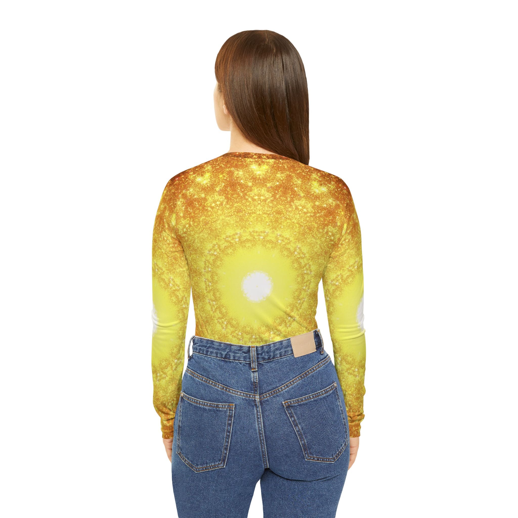 Katerina's Autistic Gold Desires 2024 Long Sleeve V-neck Shirt