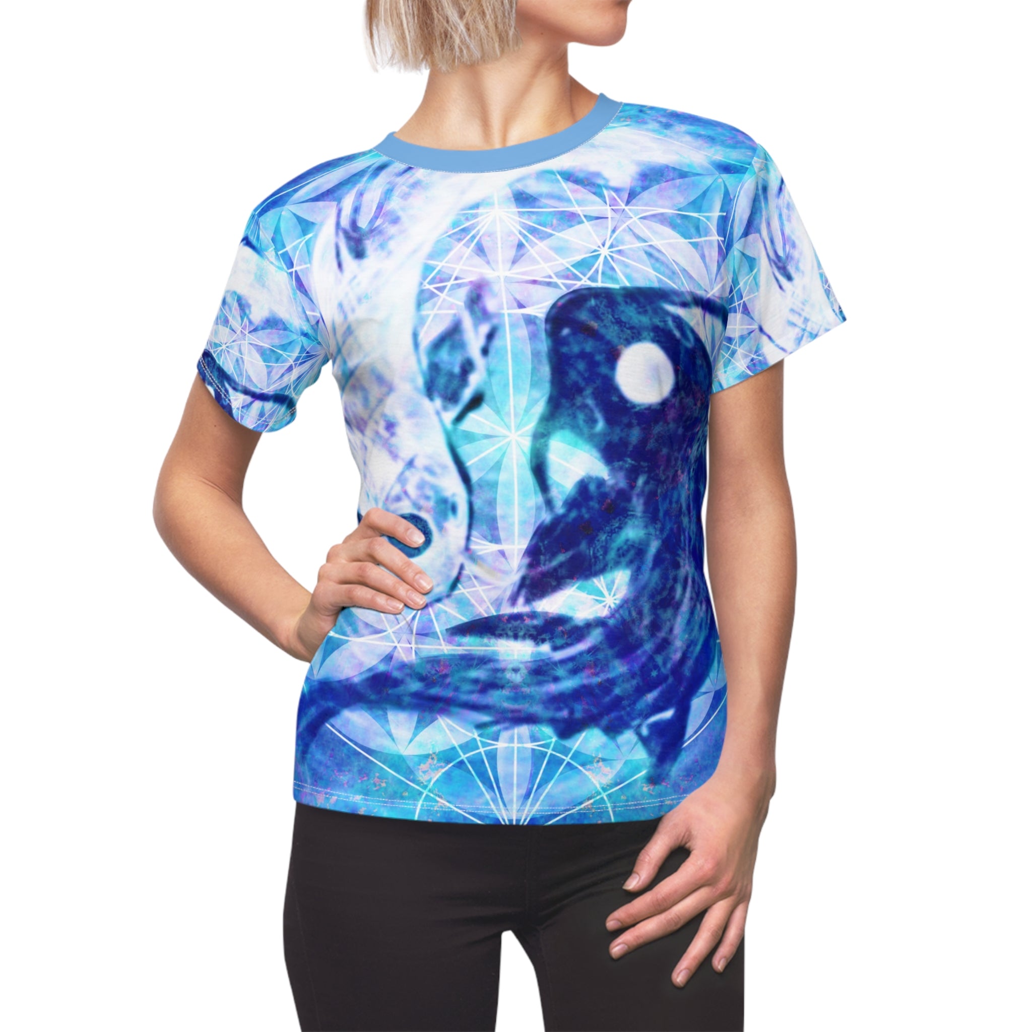 Amen Jin's Lotus Koi Meditations Women's Tee