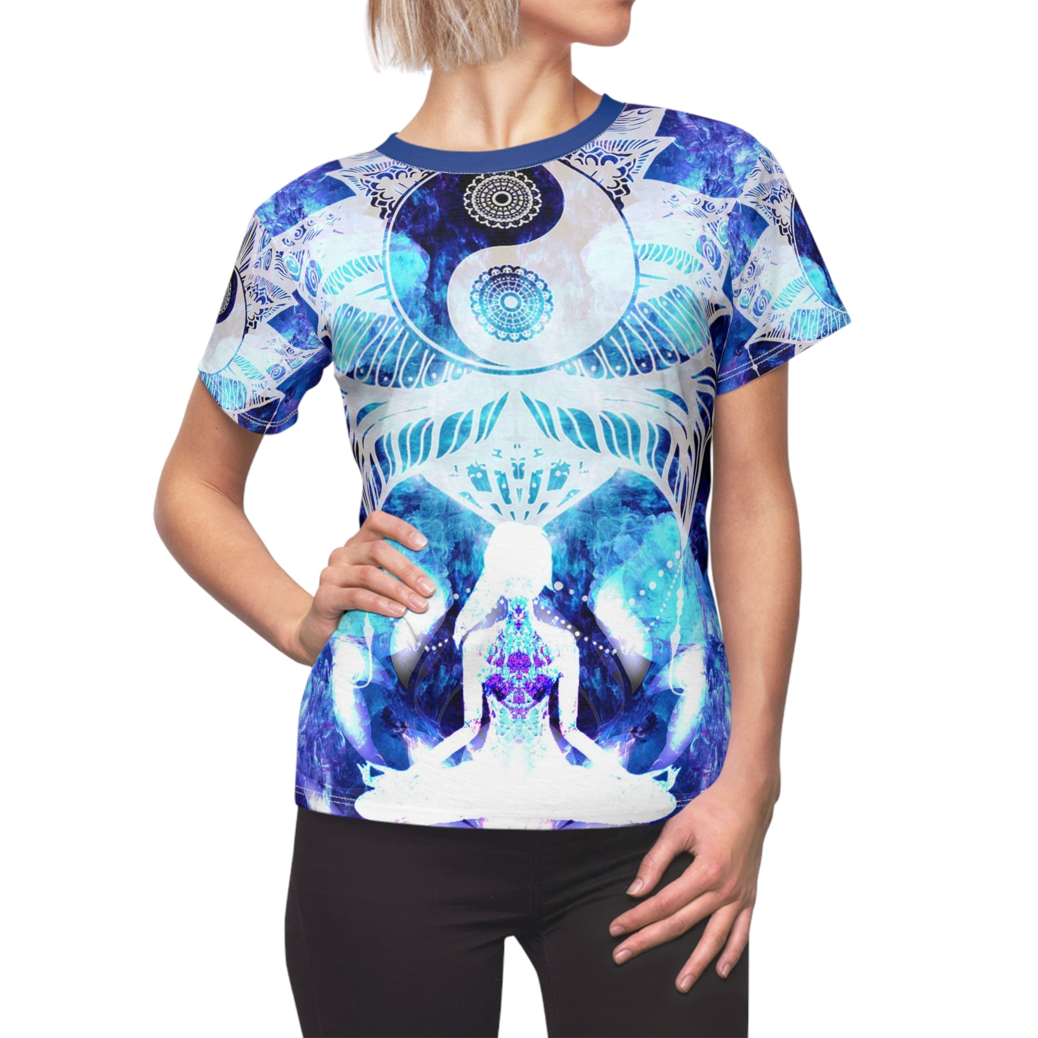 Amen Jin's Dragon's Gate Lotus Meditations Women's Tee
