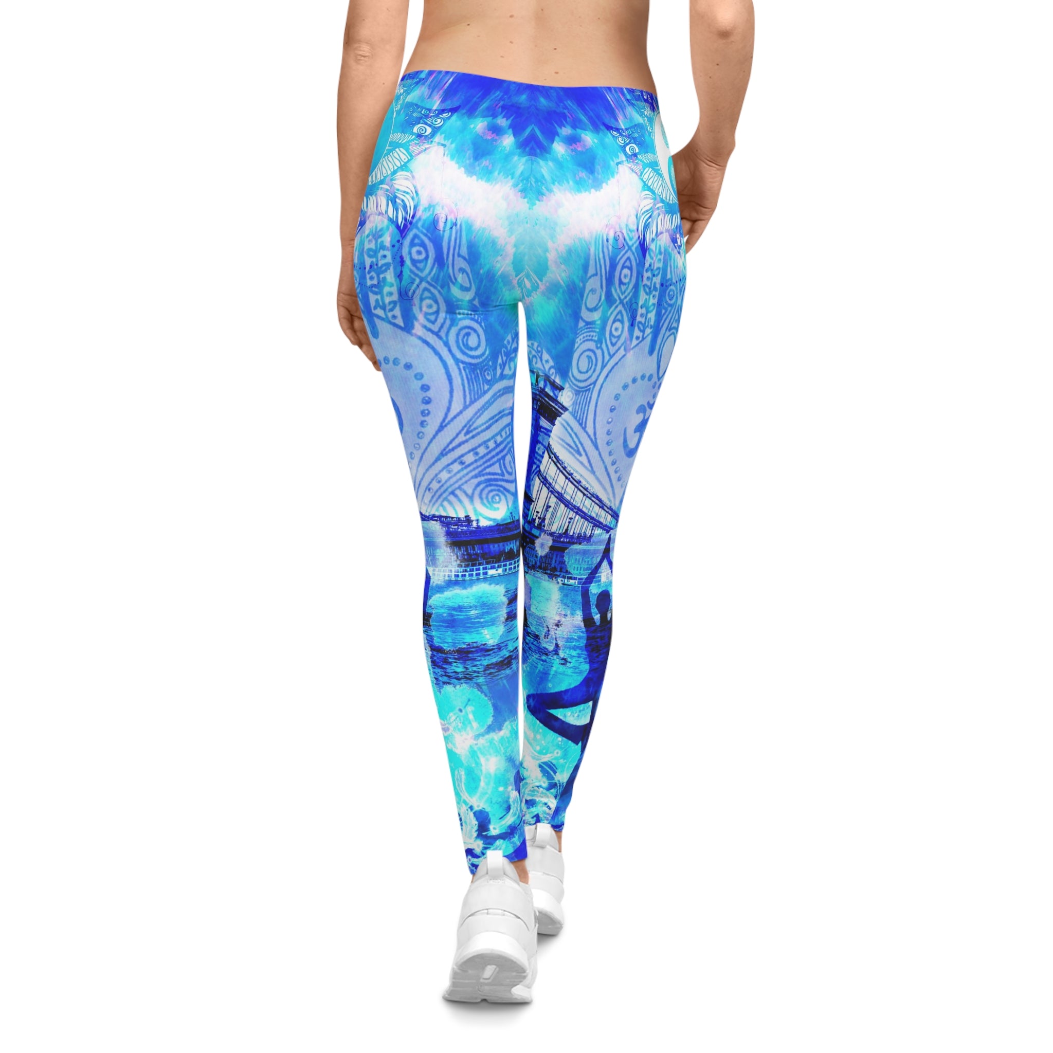 Amen Jin's Blue Sun Budapest Meditations Women's Casual Leggings