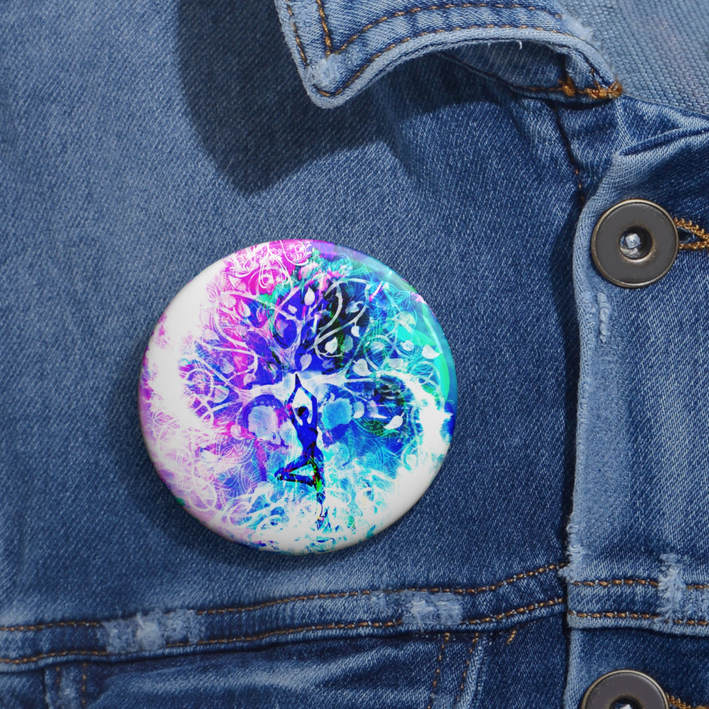 Creation's Namaste Meditations Pin Buttons
