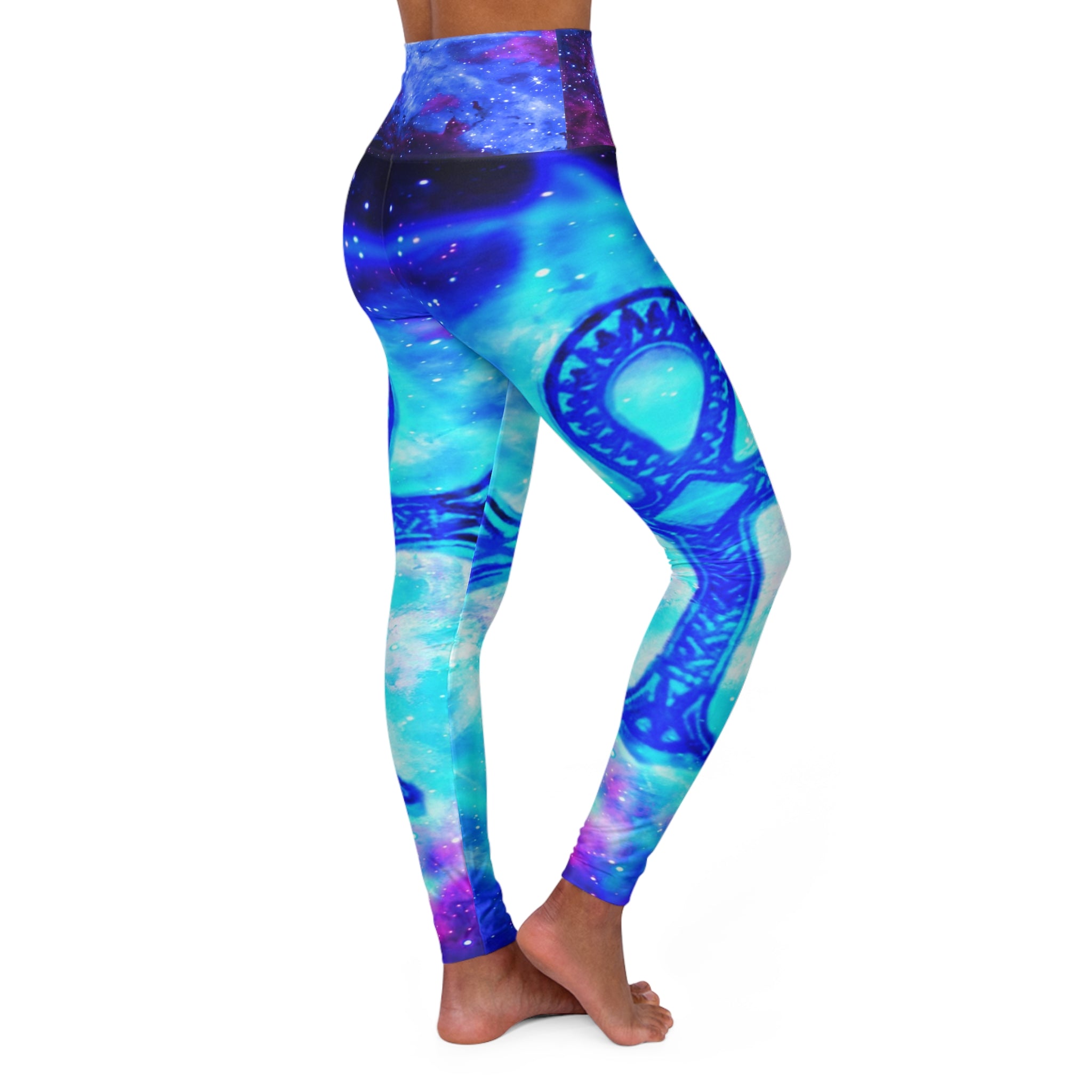 Lover's Ankh Dreams High Waisted Yoga Leggings