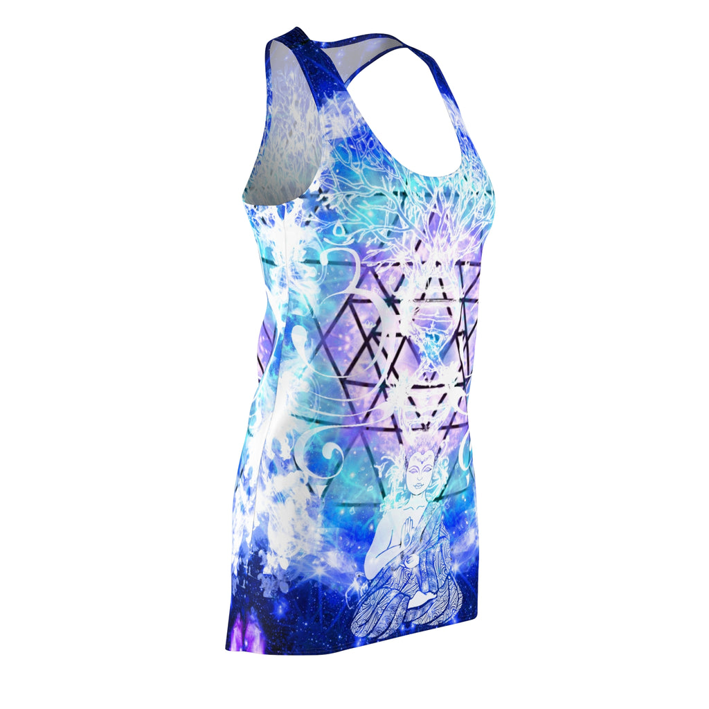 Amen Jin's Katerina's Eros and Psyche Buddha Meditations Women's Racerback Dress